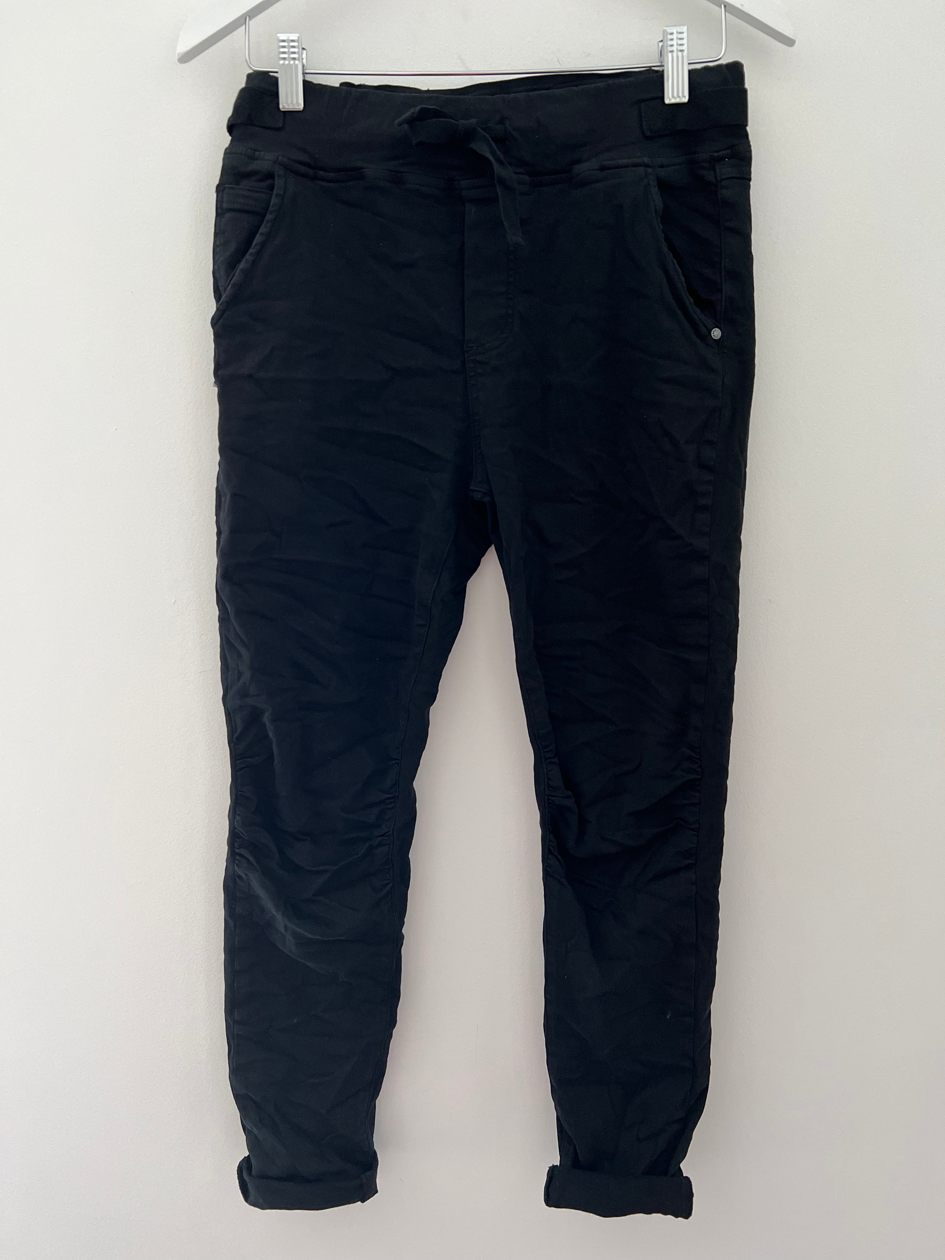 Jean Joggers in Black