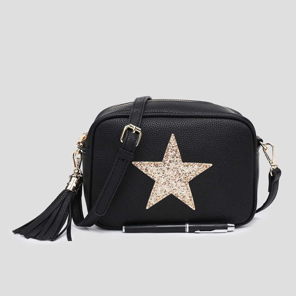 Pebble Star Bag in Black