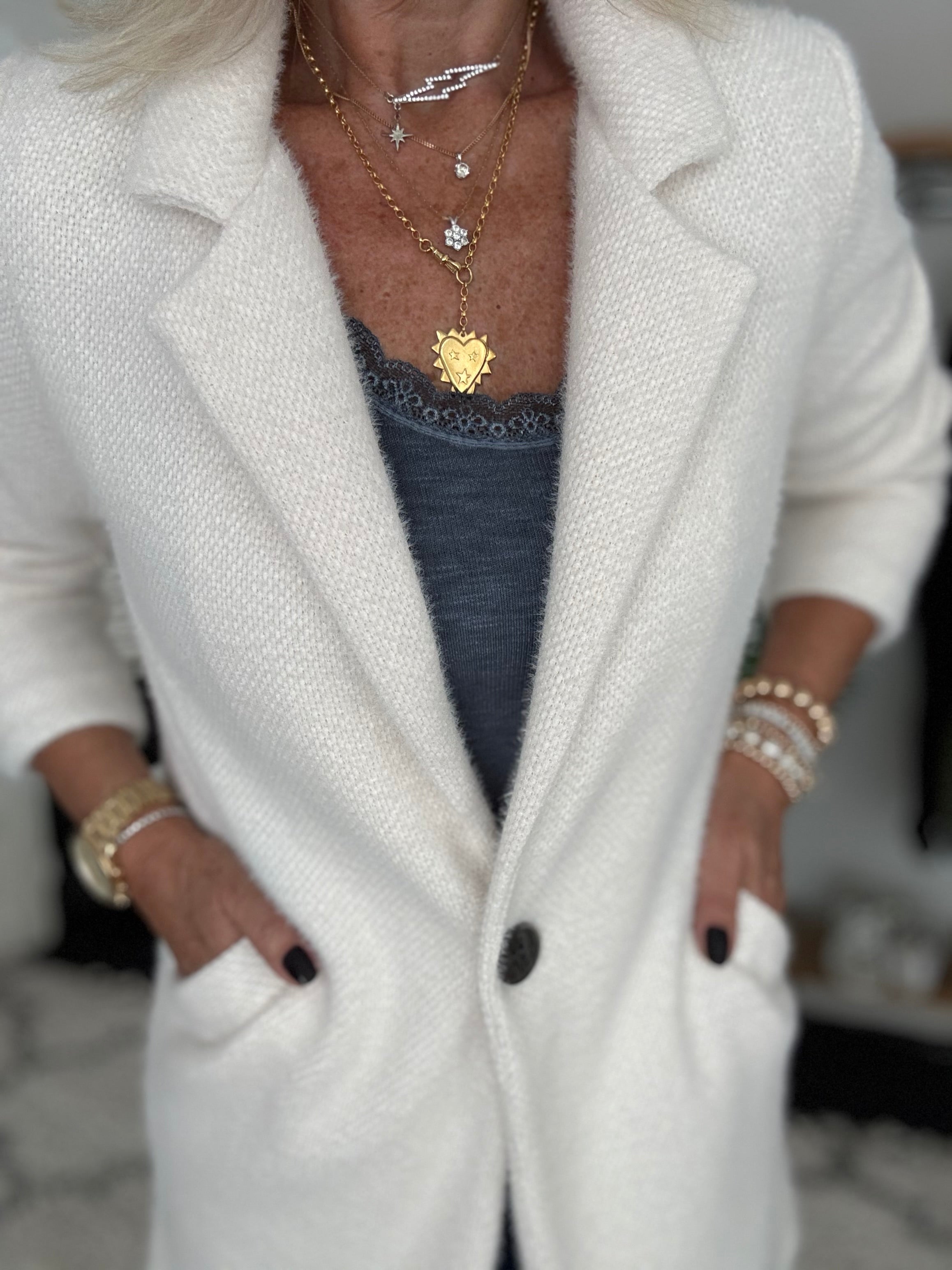 Luxe Coat in Winter White