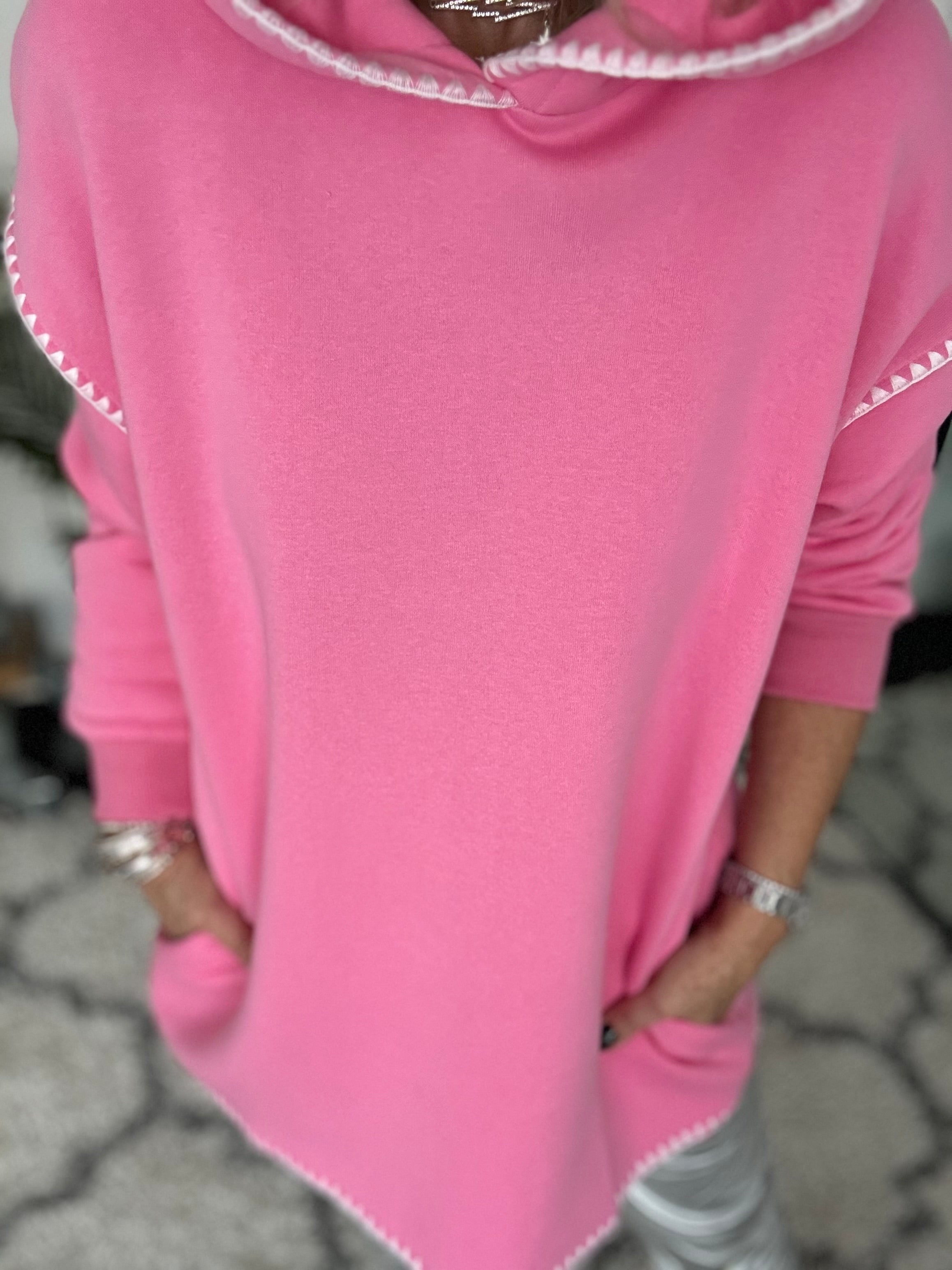 Oversized Hoodie in Pink