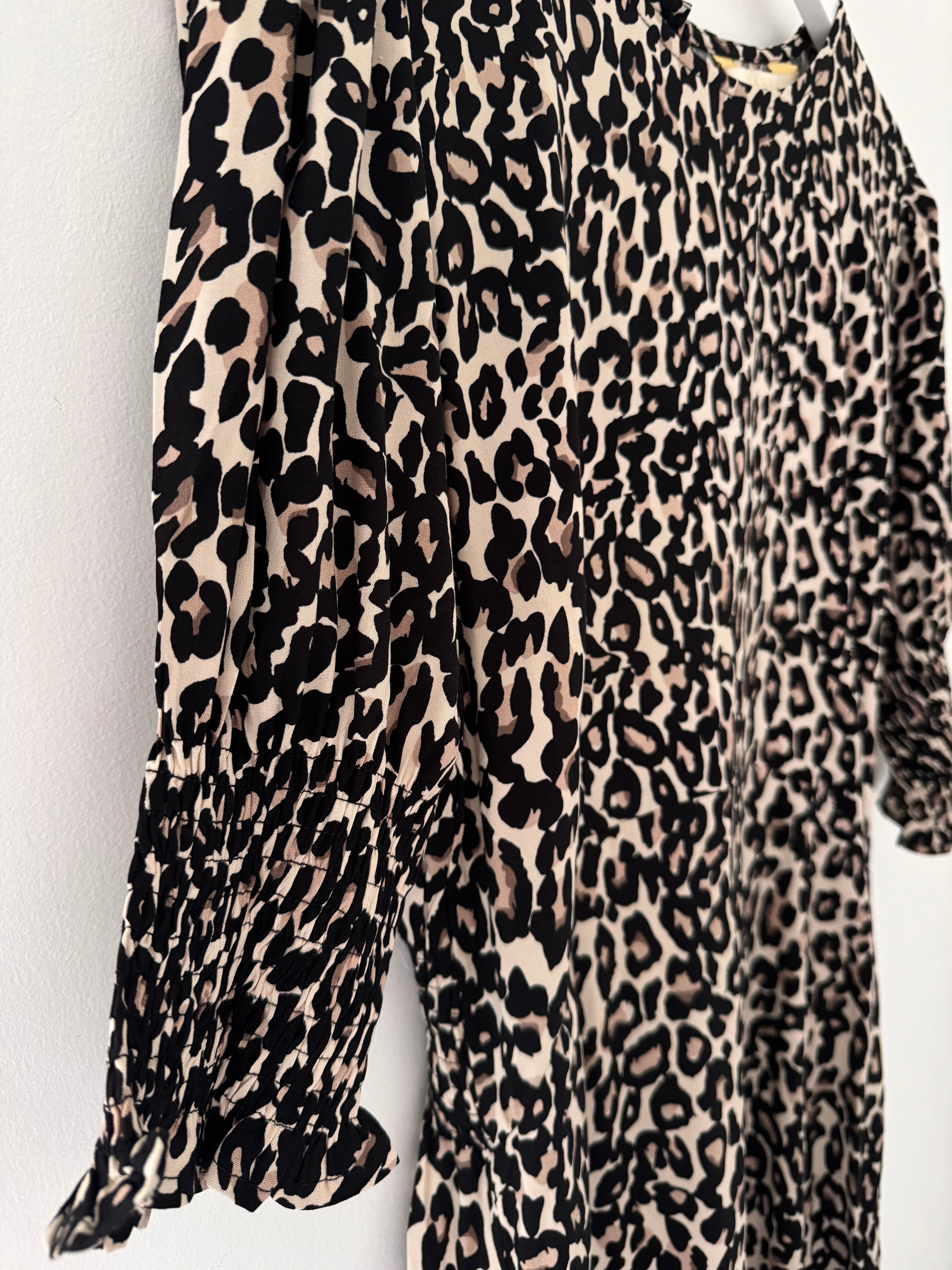 Leopard Print Tea Dress