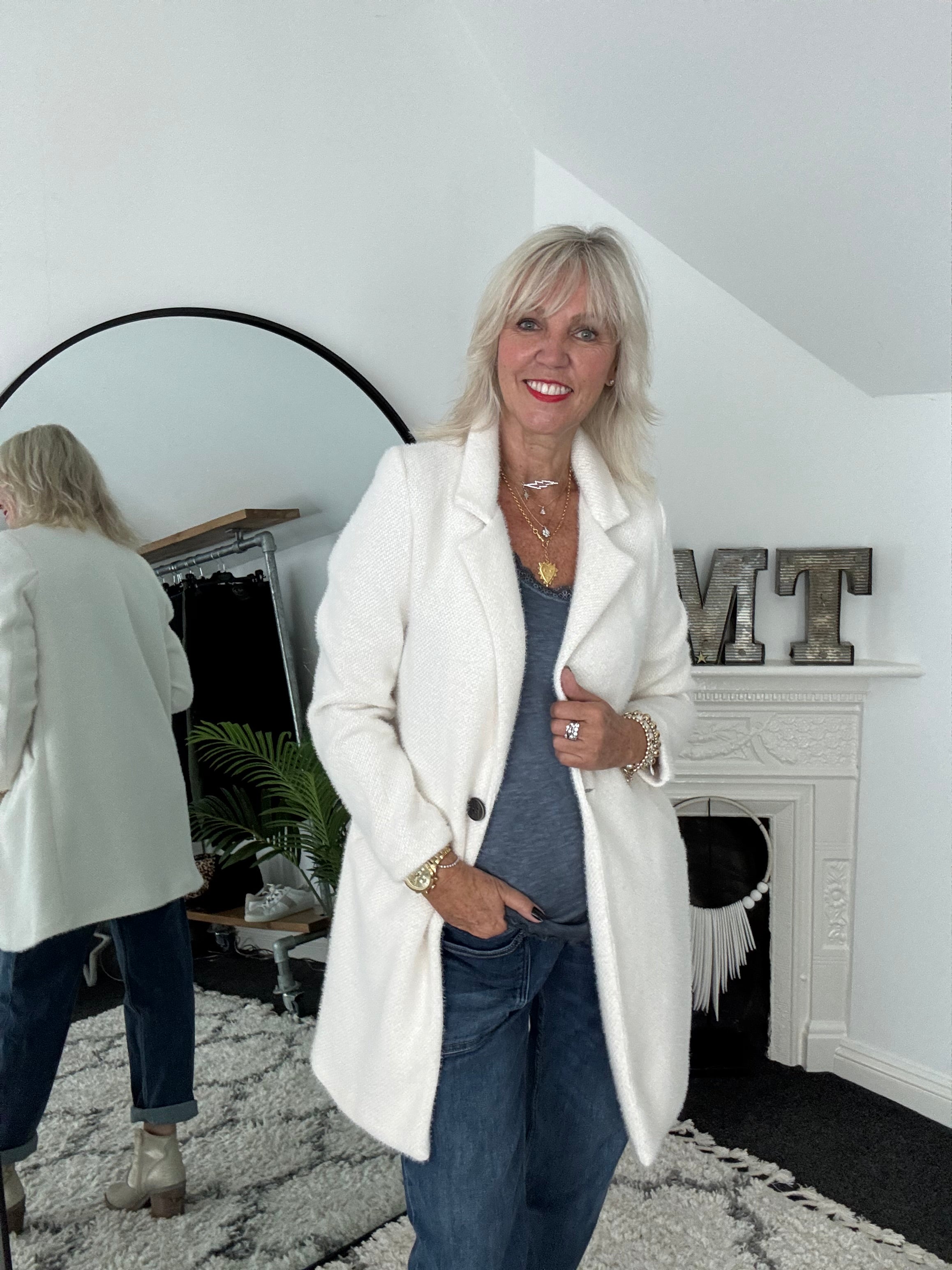 Luxe Coat in Winter White