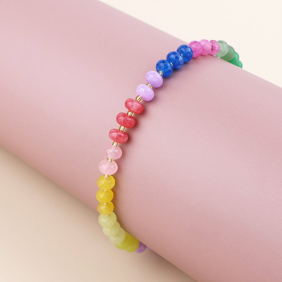 Rainbow Bead Bracelet