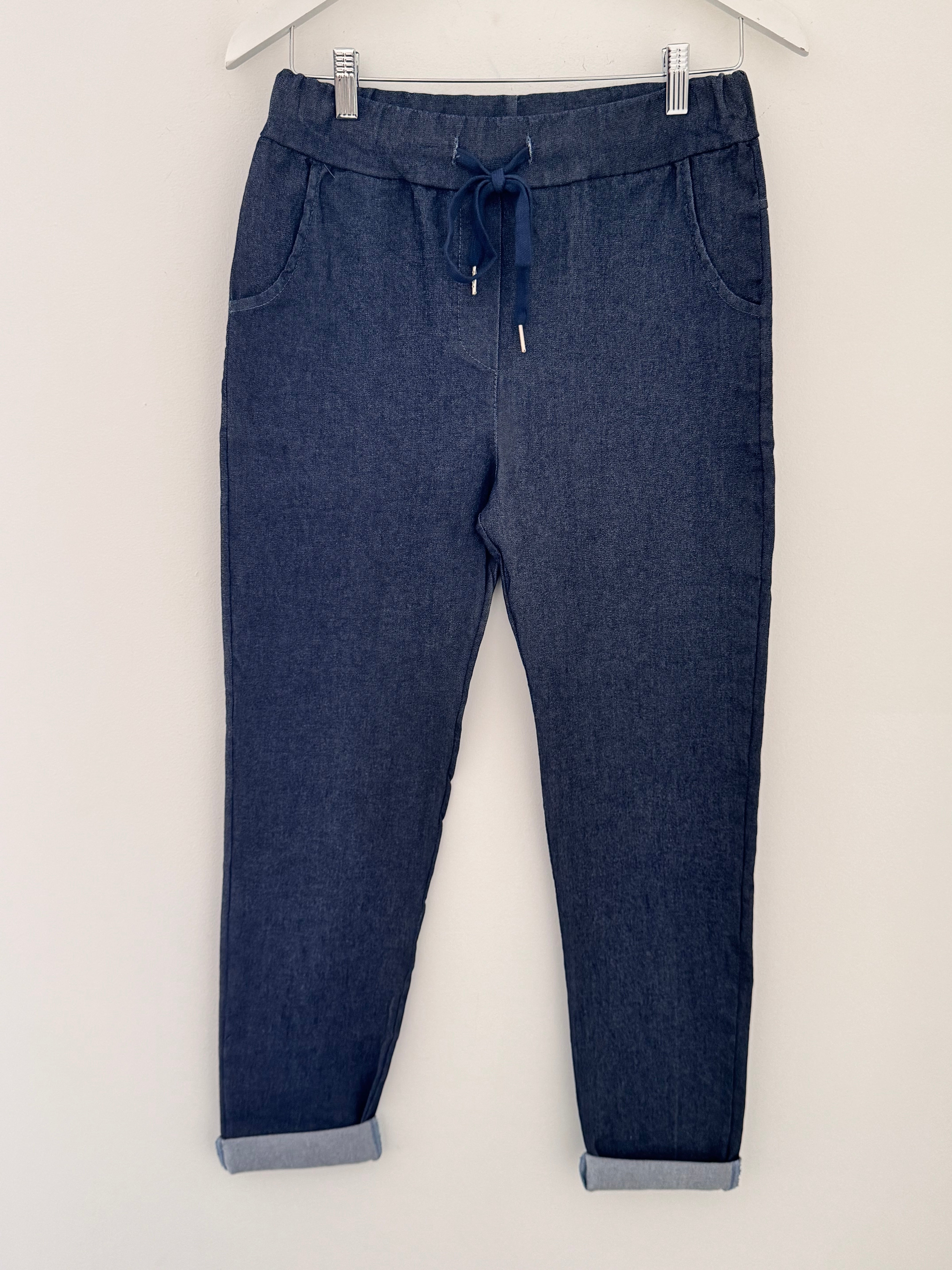 Super Stretch Joggers in Dark Denim