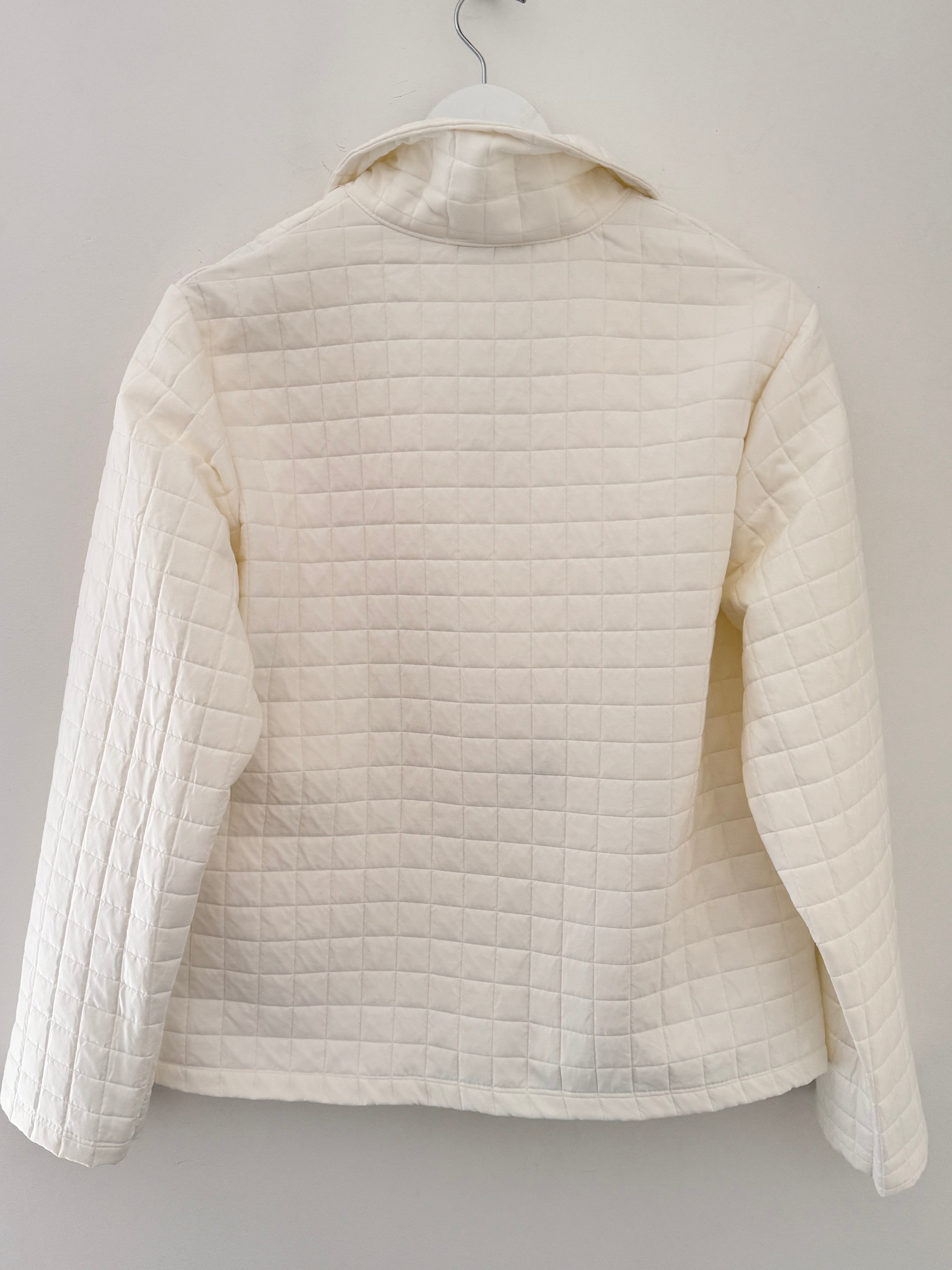 Luxe Quilted Jacket in Vanilla