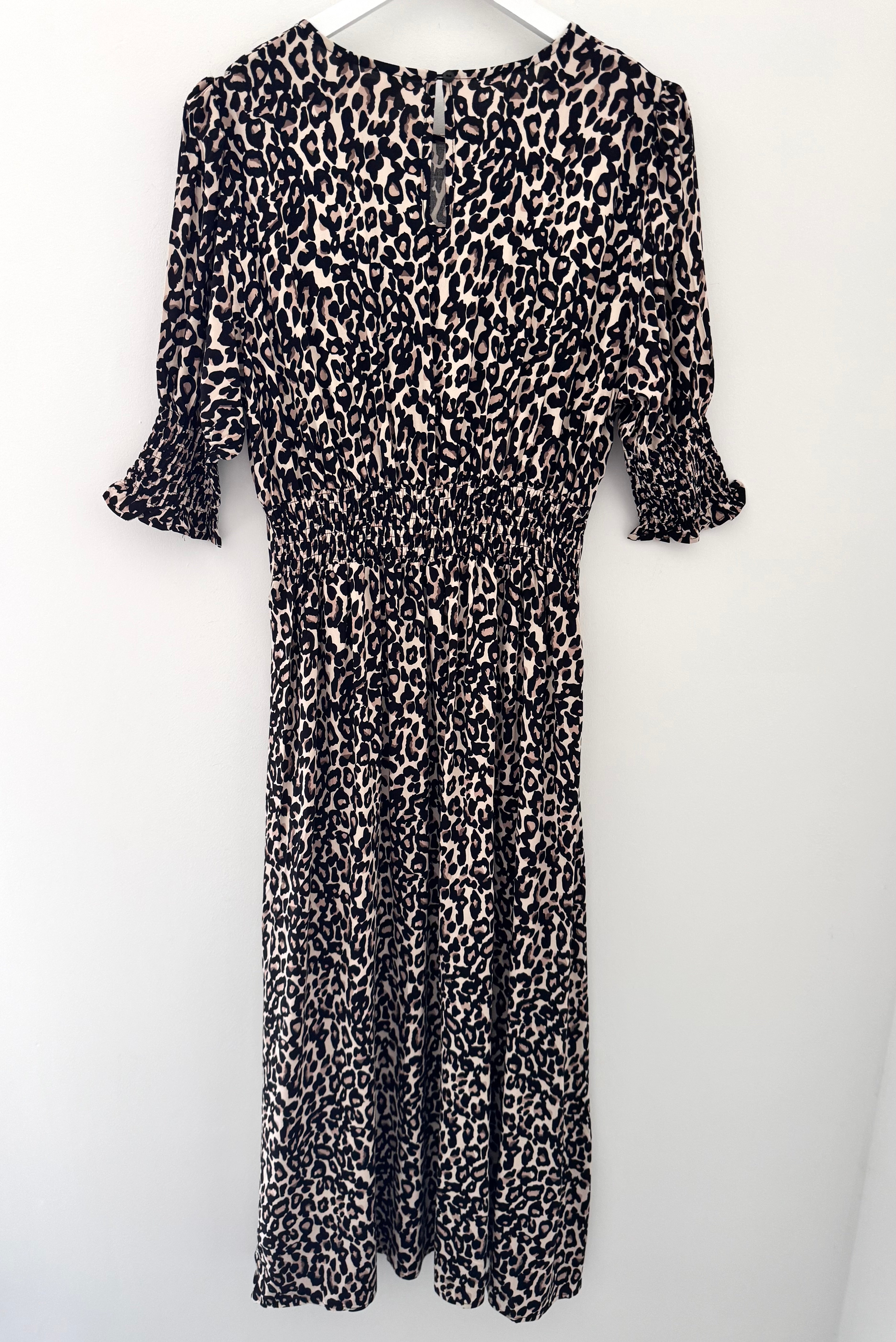Leopard Print Tea Dress