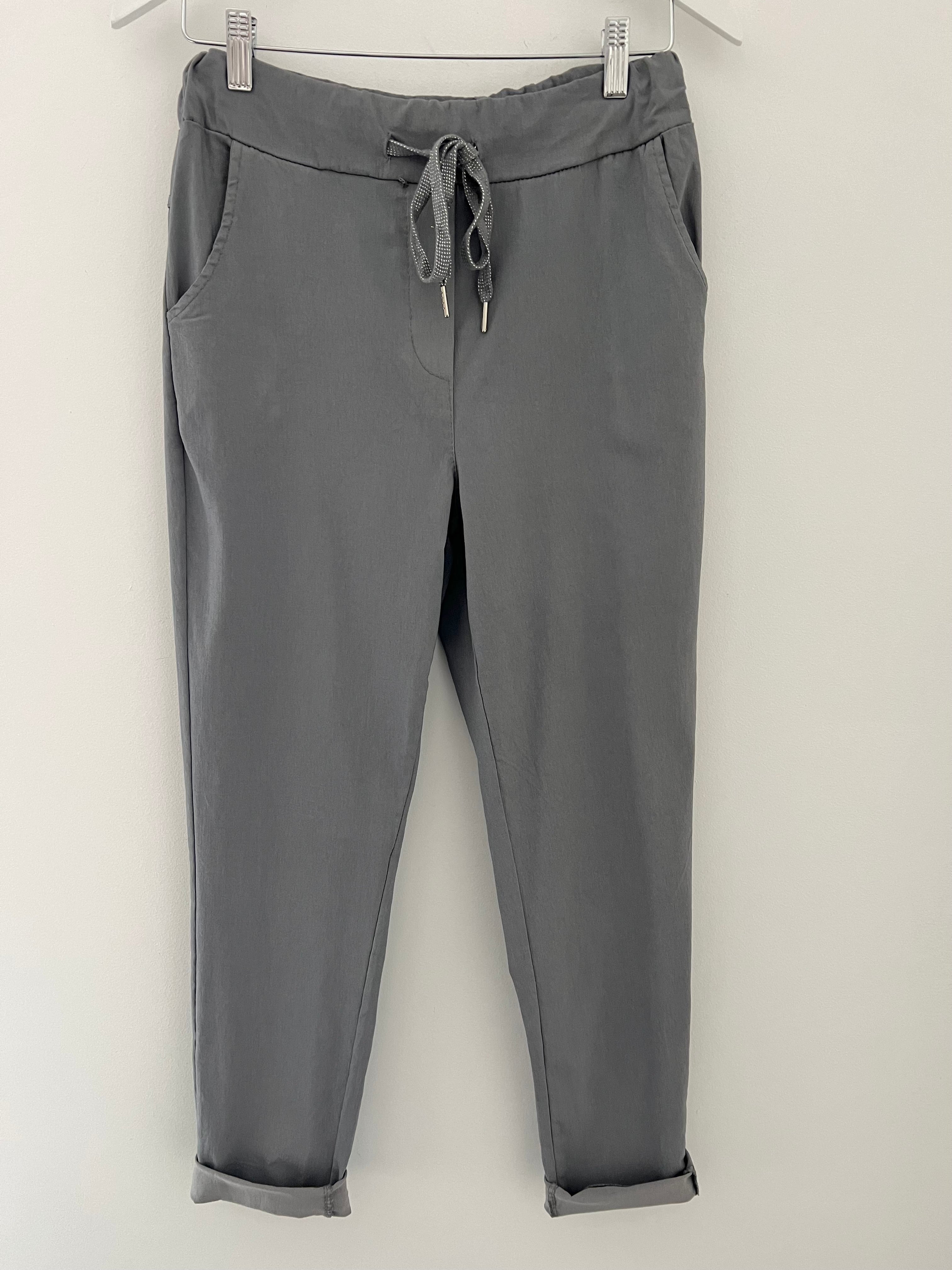 Super Stretch Joggers in Mid Grey
