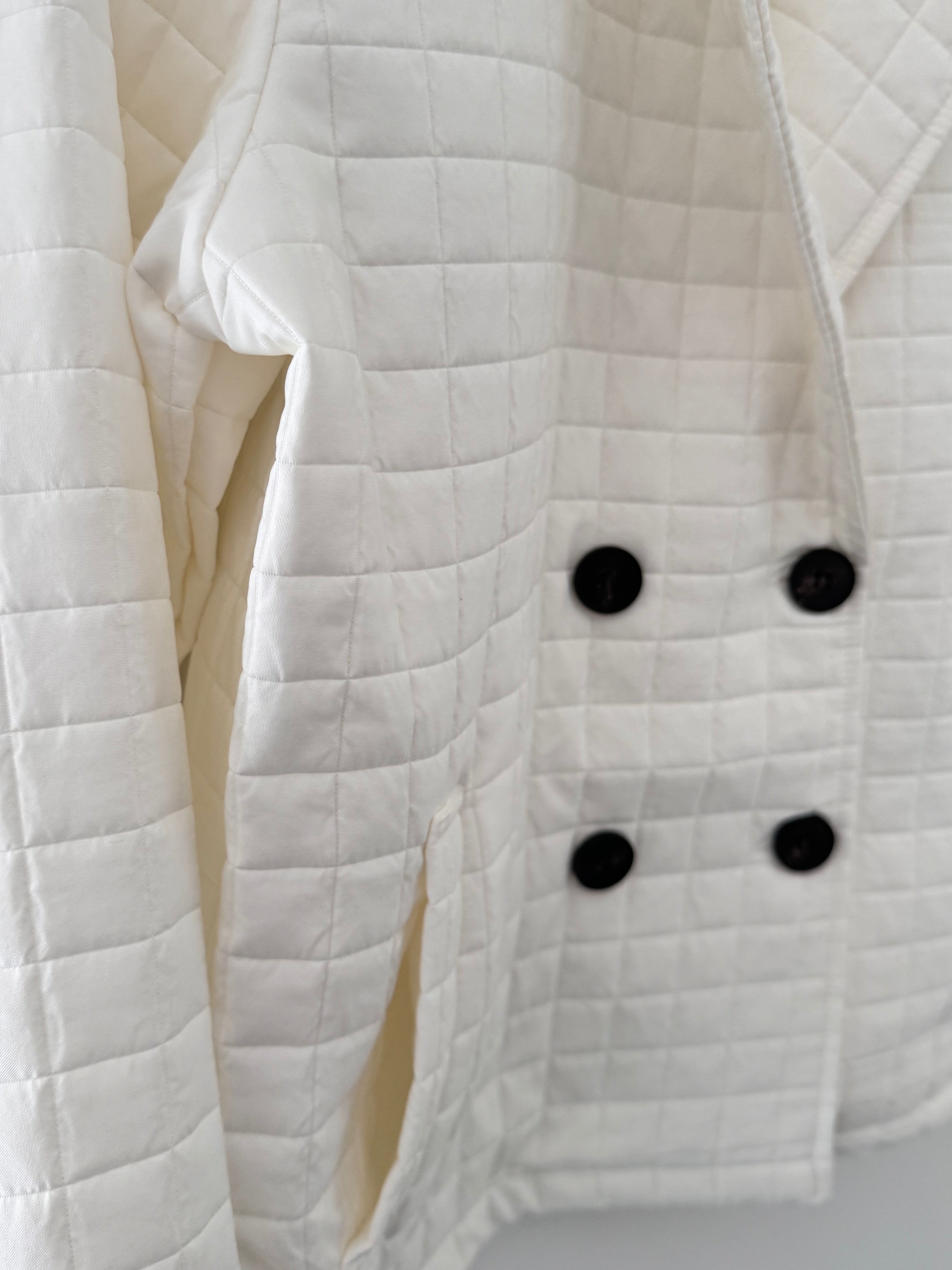 Luxe Quilted Jacket in Vanilla