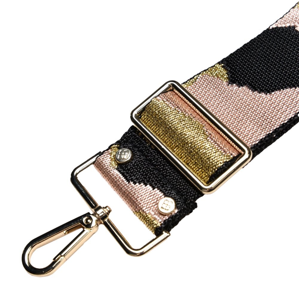 Metallic Pink Camo Bag Strap