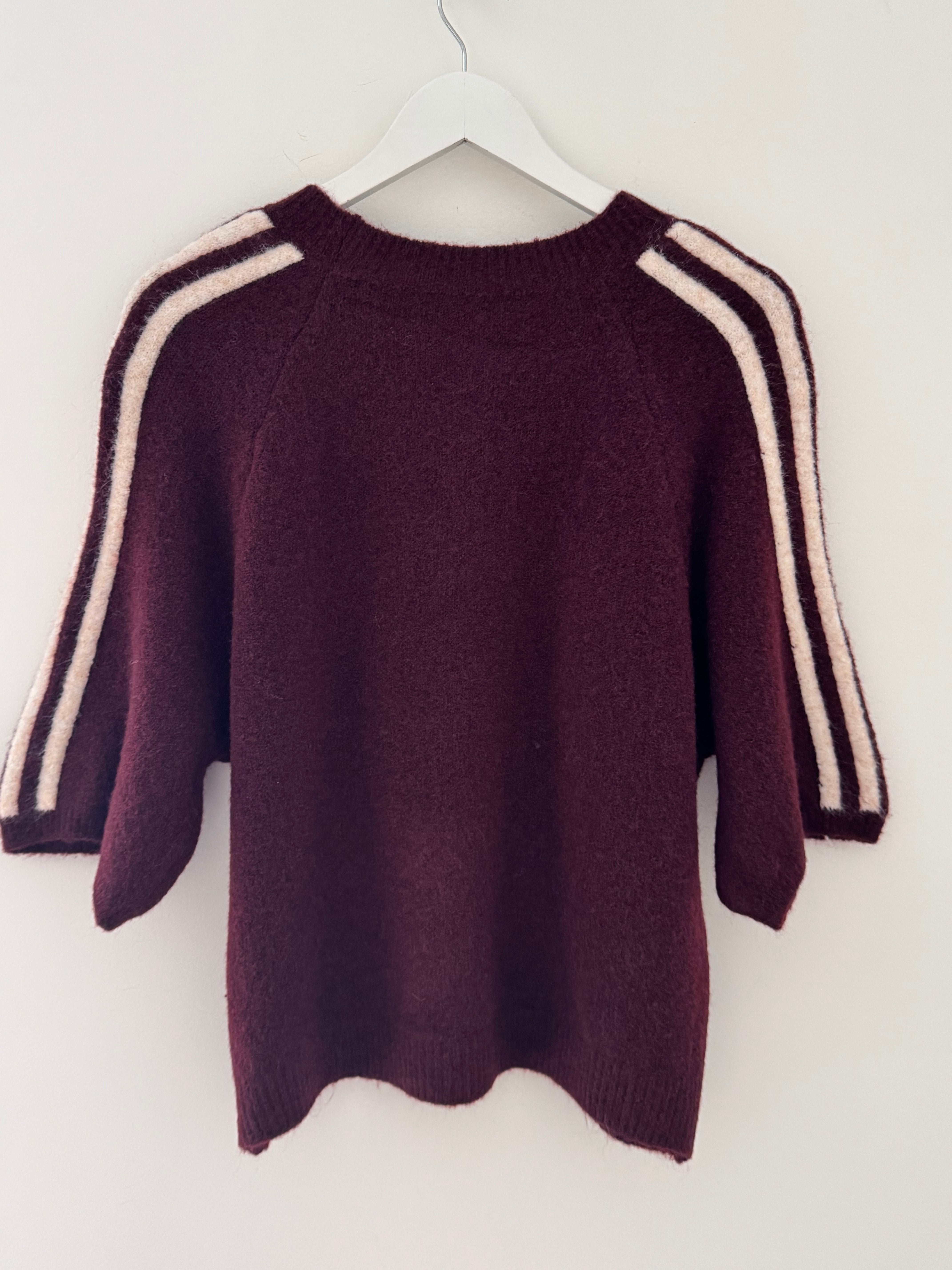 Star & Stripes Jumper in Plum