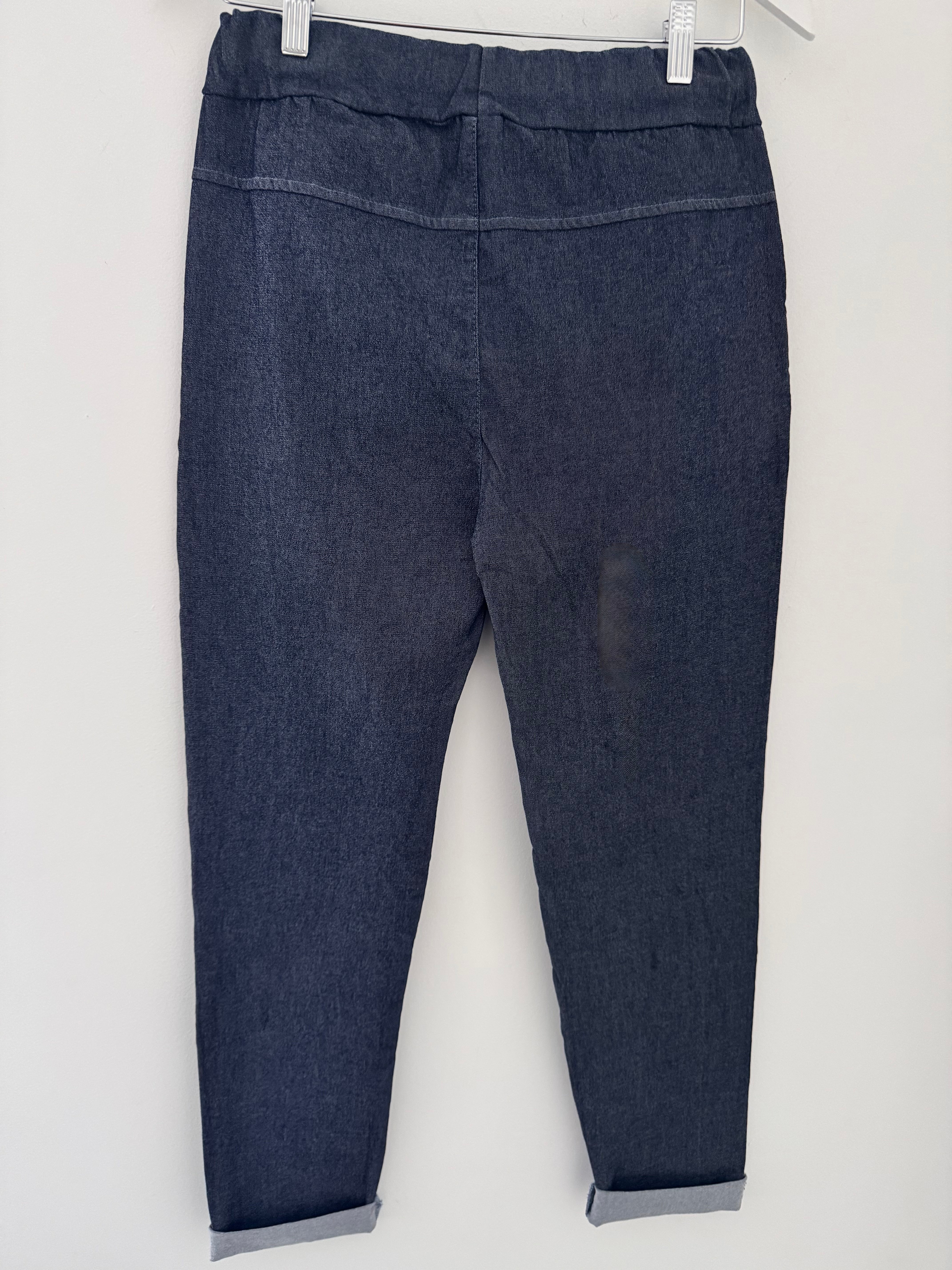 Super Stretch Joggers in Dark Denim