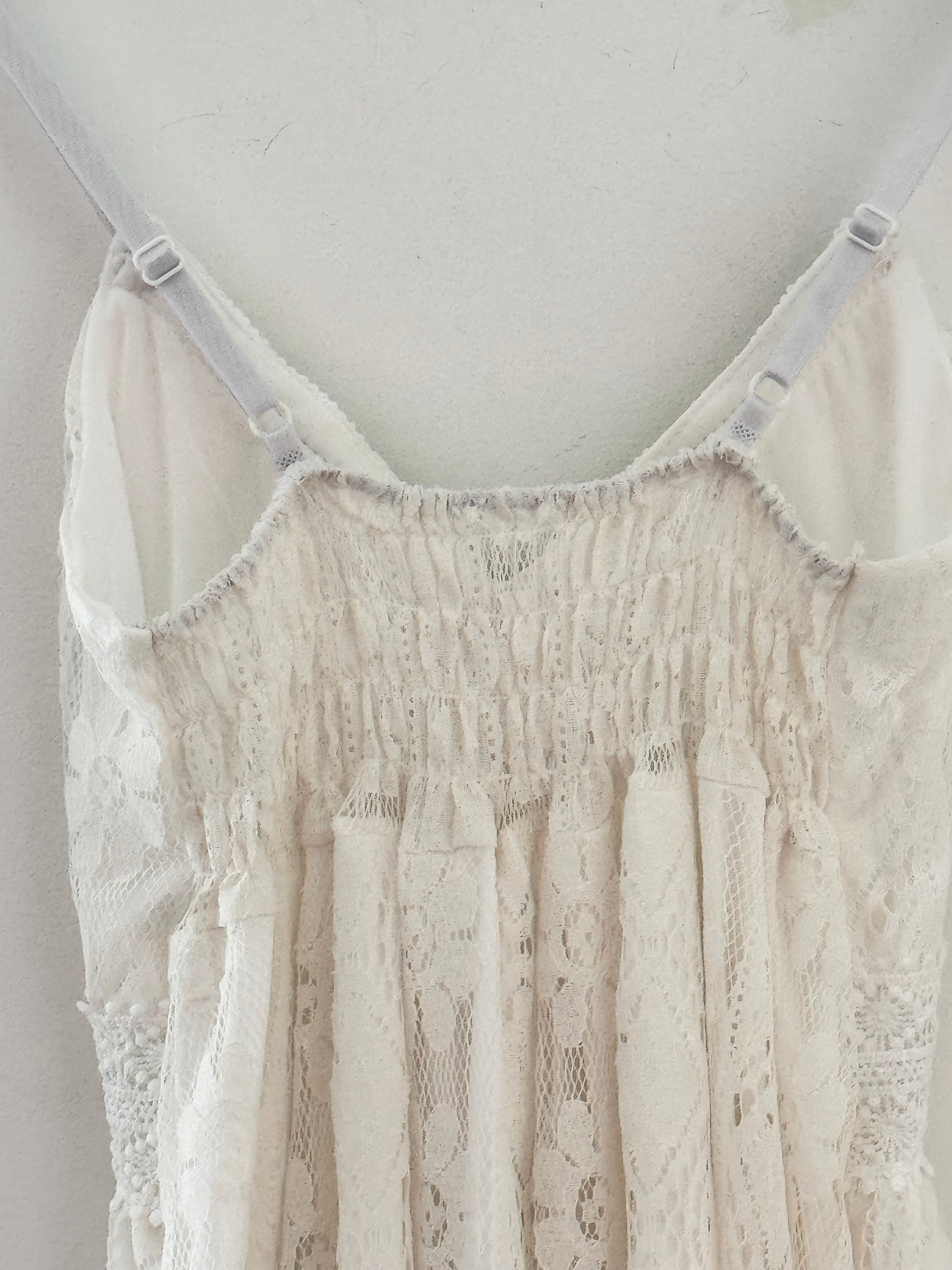 Summer Tassel Dress in Ivory