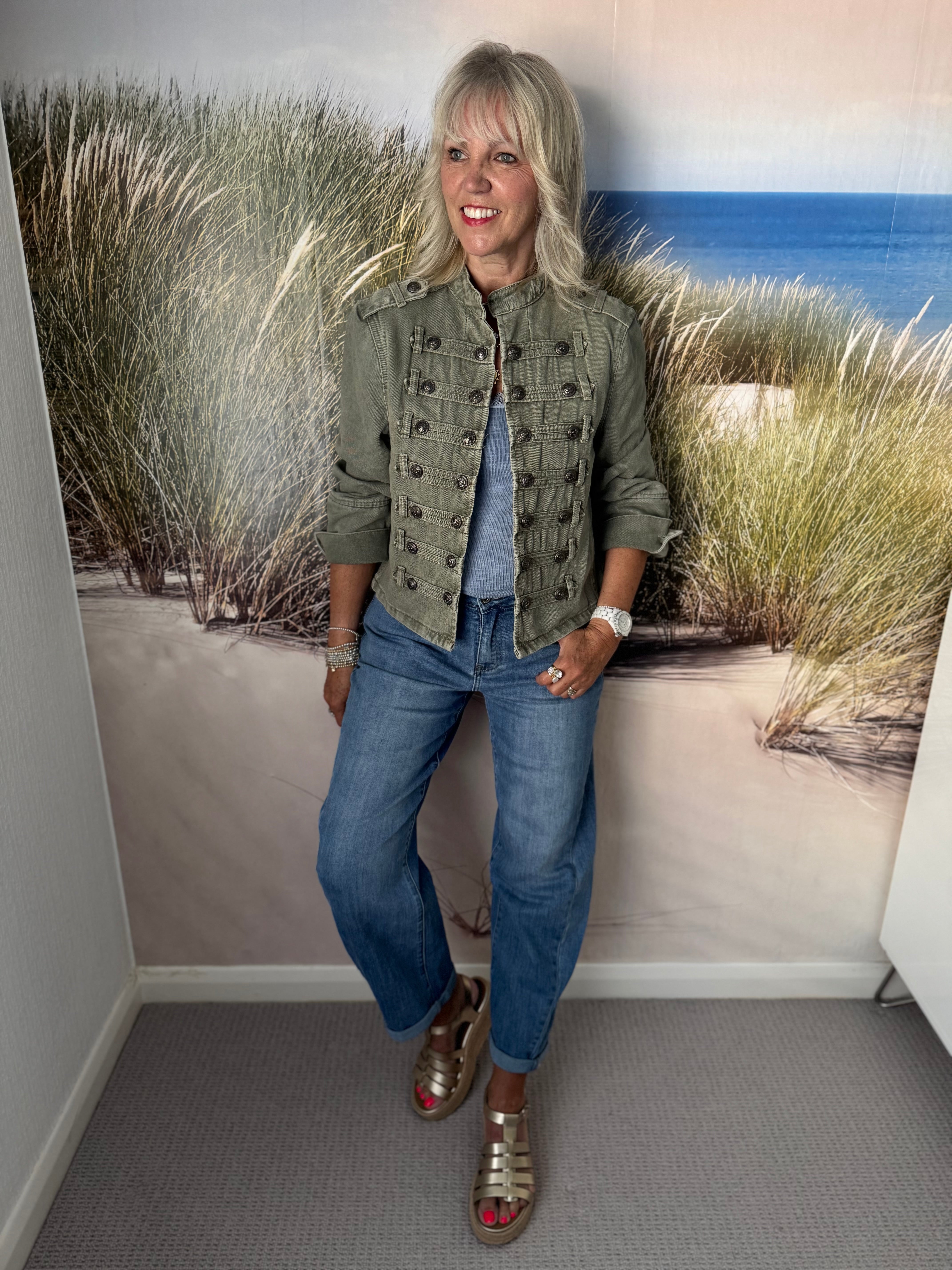 Military Jacket in Khaki