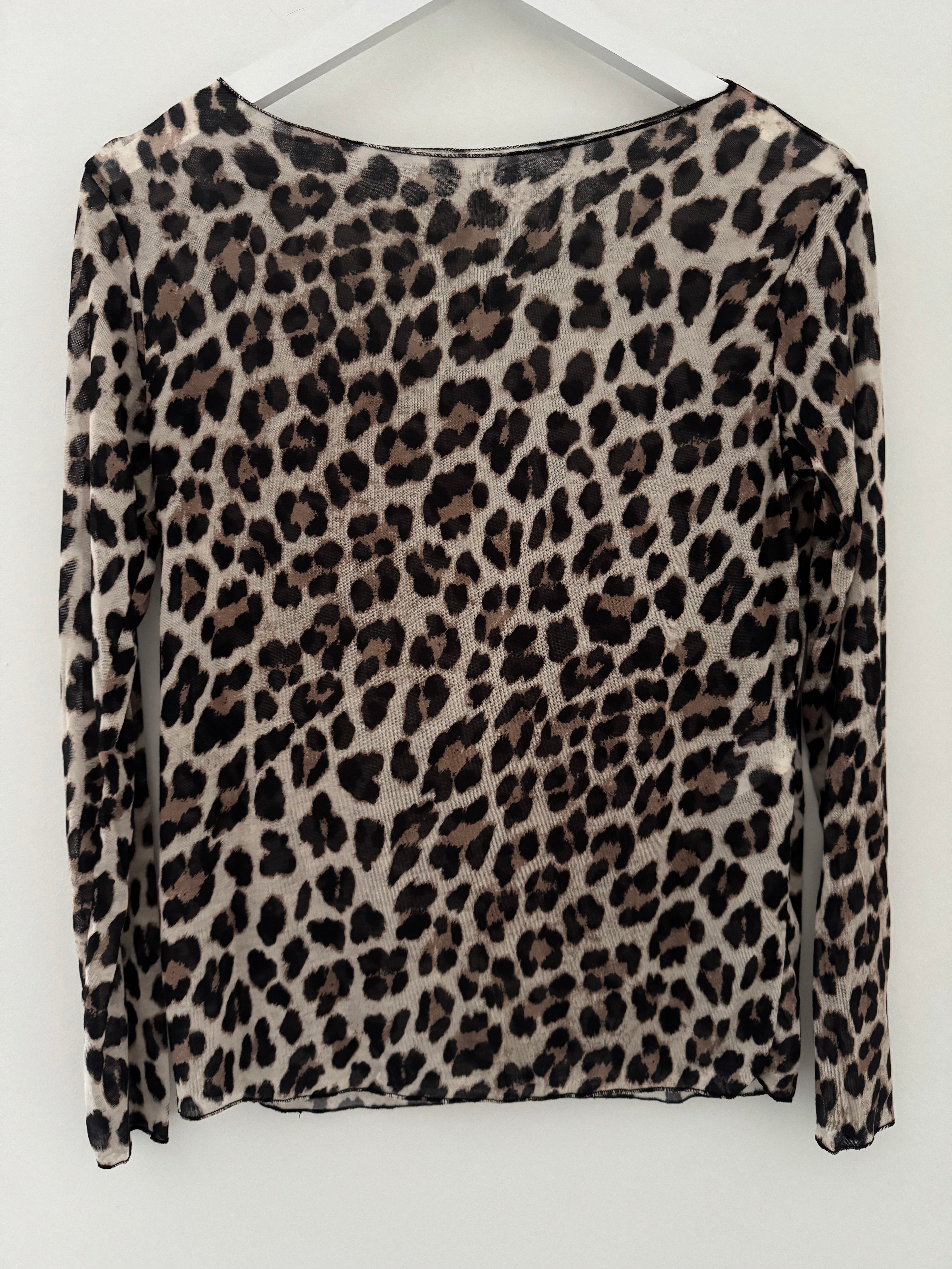 Ultrasoft Cashmere Blend Base Layer in Leopard
