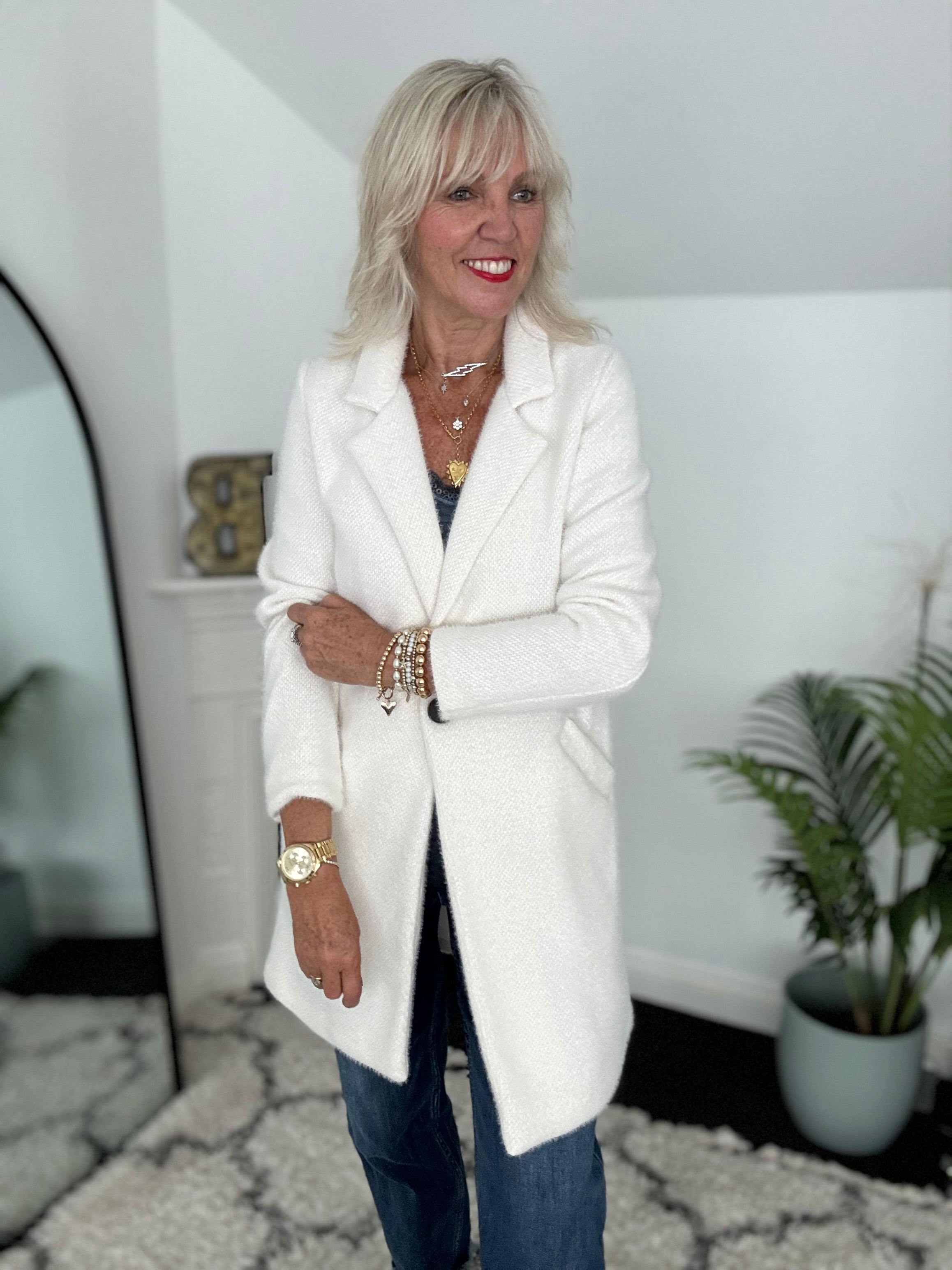 Luxe Coat in Winter White