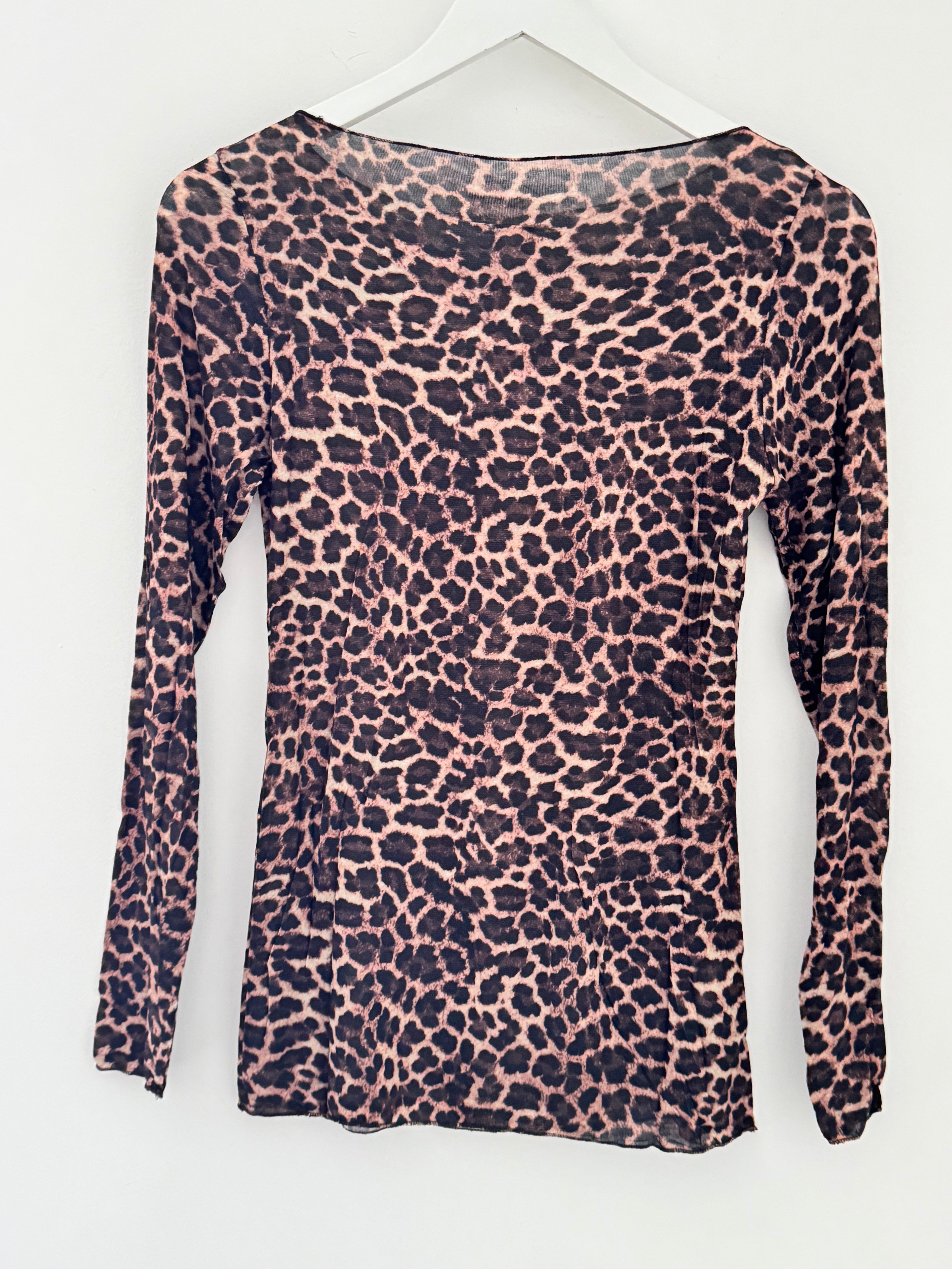 Ultrasoft Cashmere Blend Base Layer in Mini Leopard