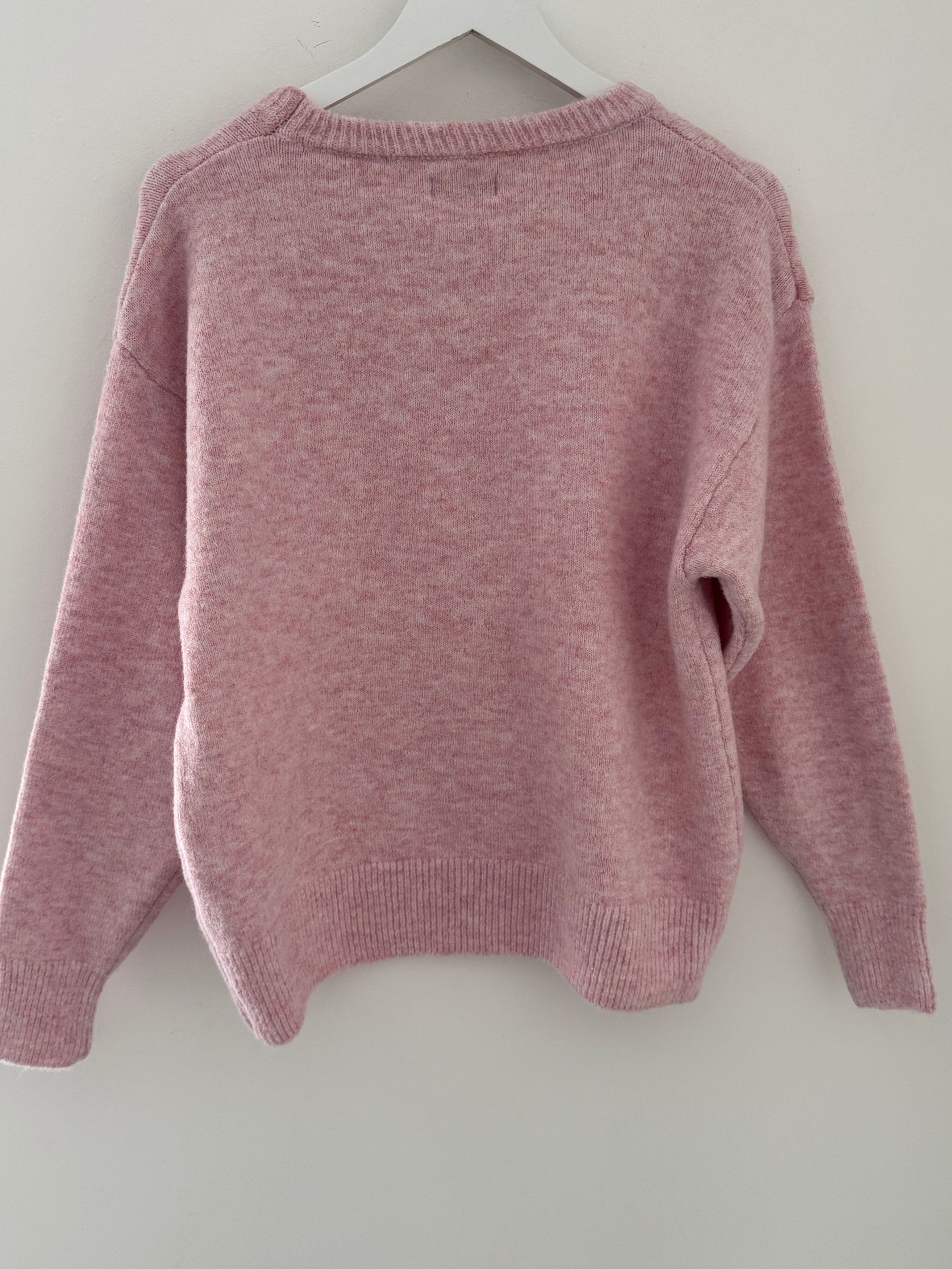Soft & Cosy Round Neck Jumper in Pink