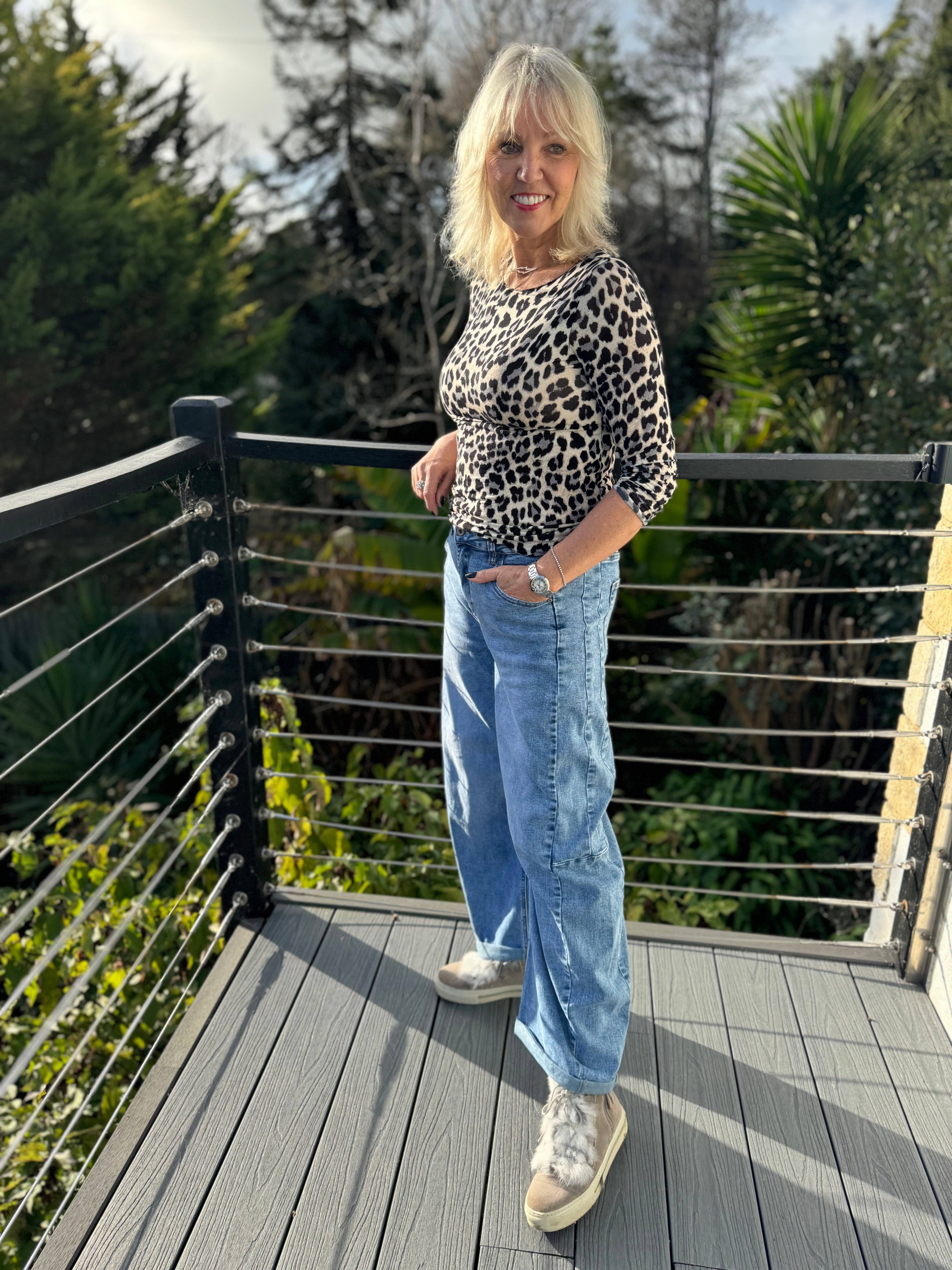 Premium Barrel Stretchy Jeans