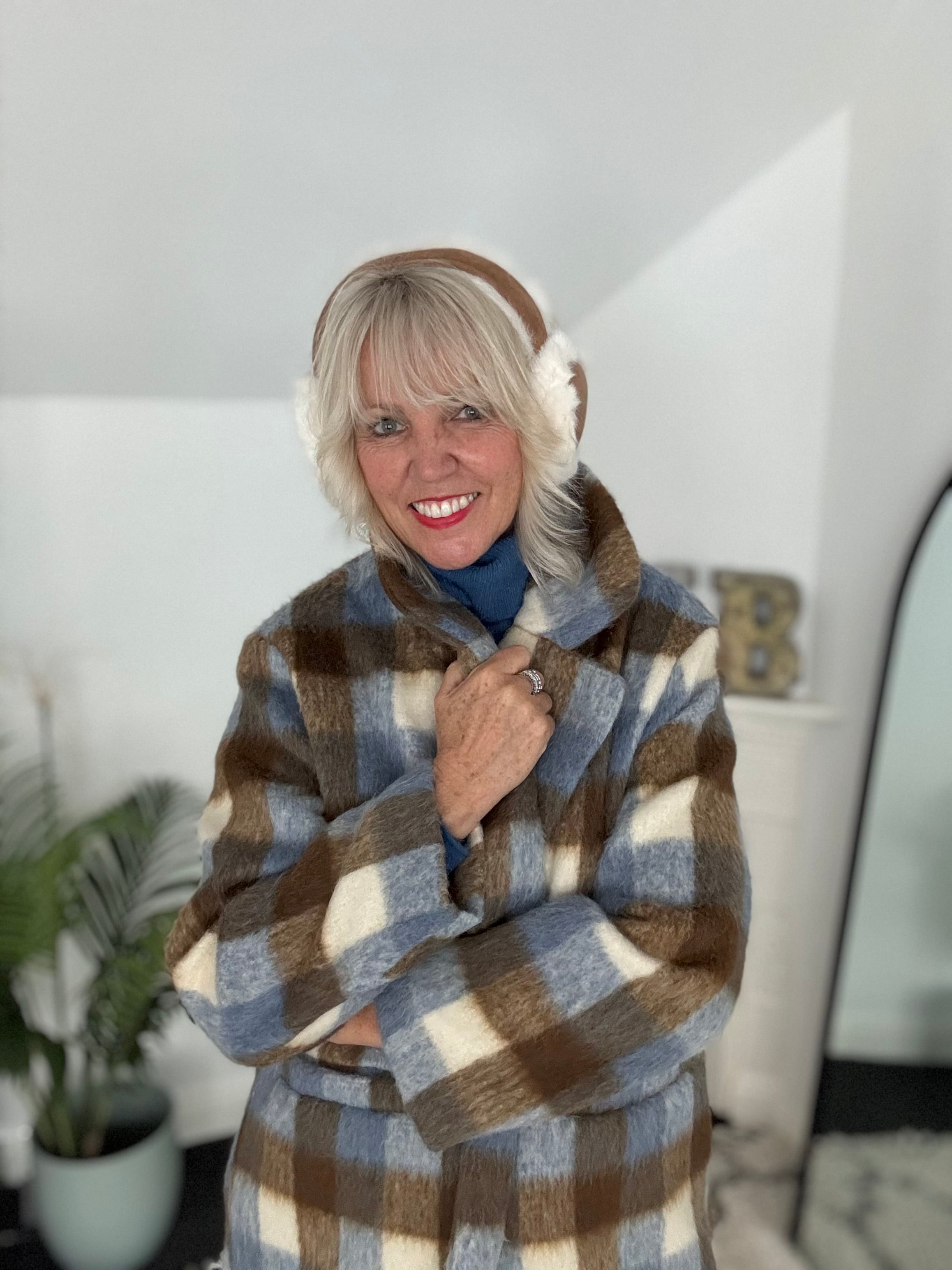 Faux Fur & Suede Ear Muffs