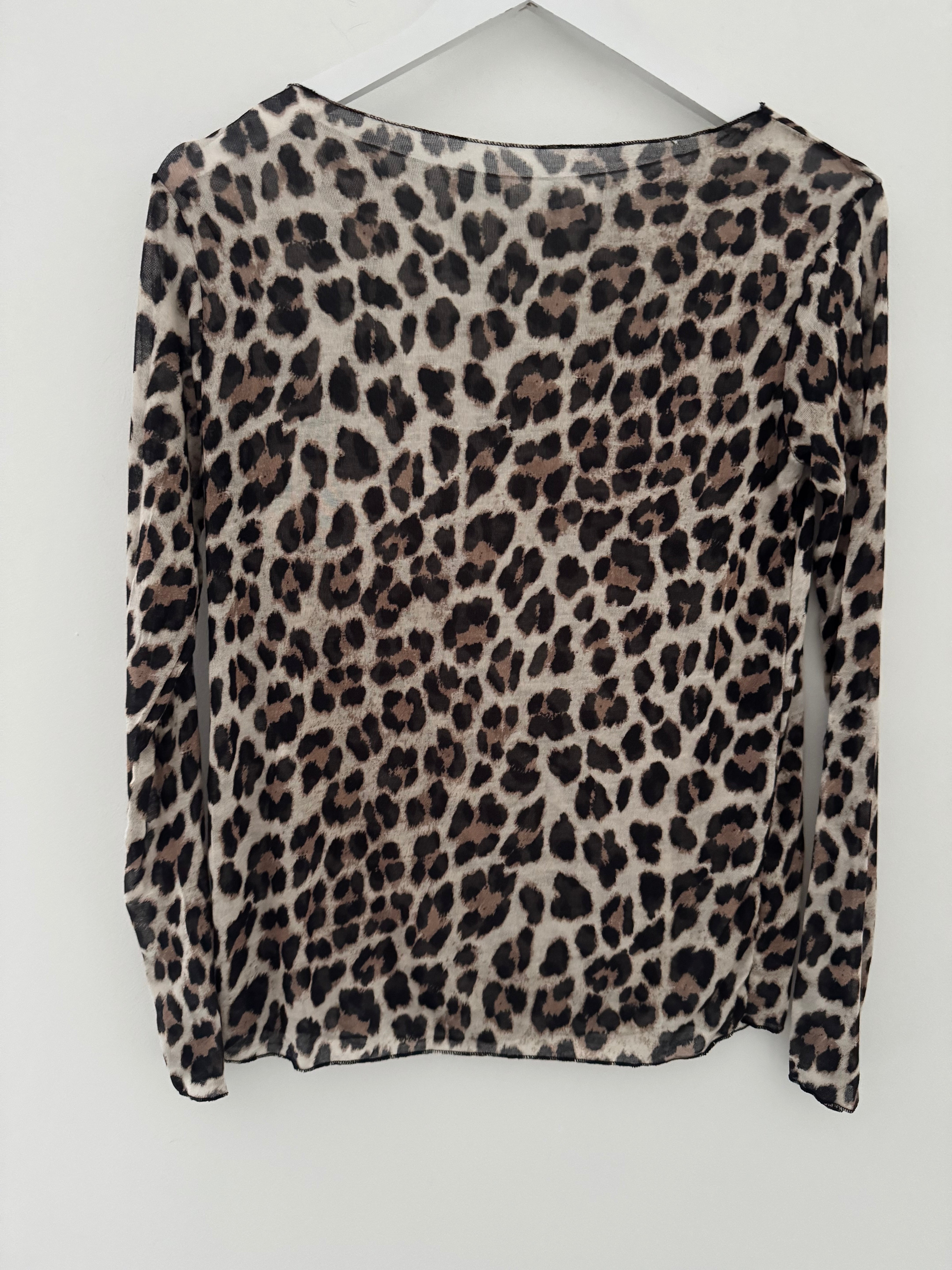 Ultrasoft Cashmere Blend Base Layer in Leopard