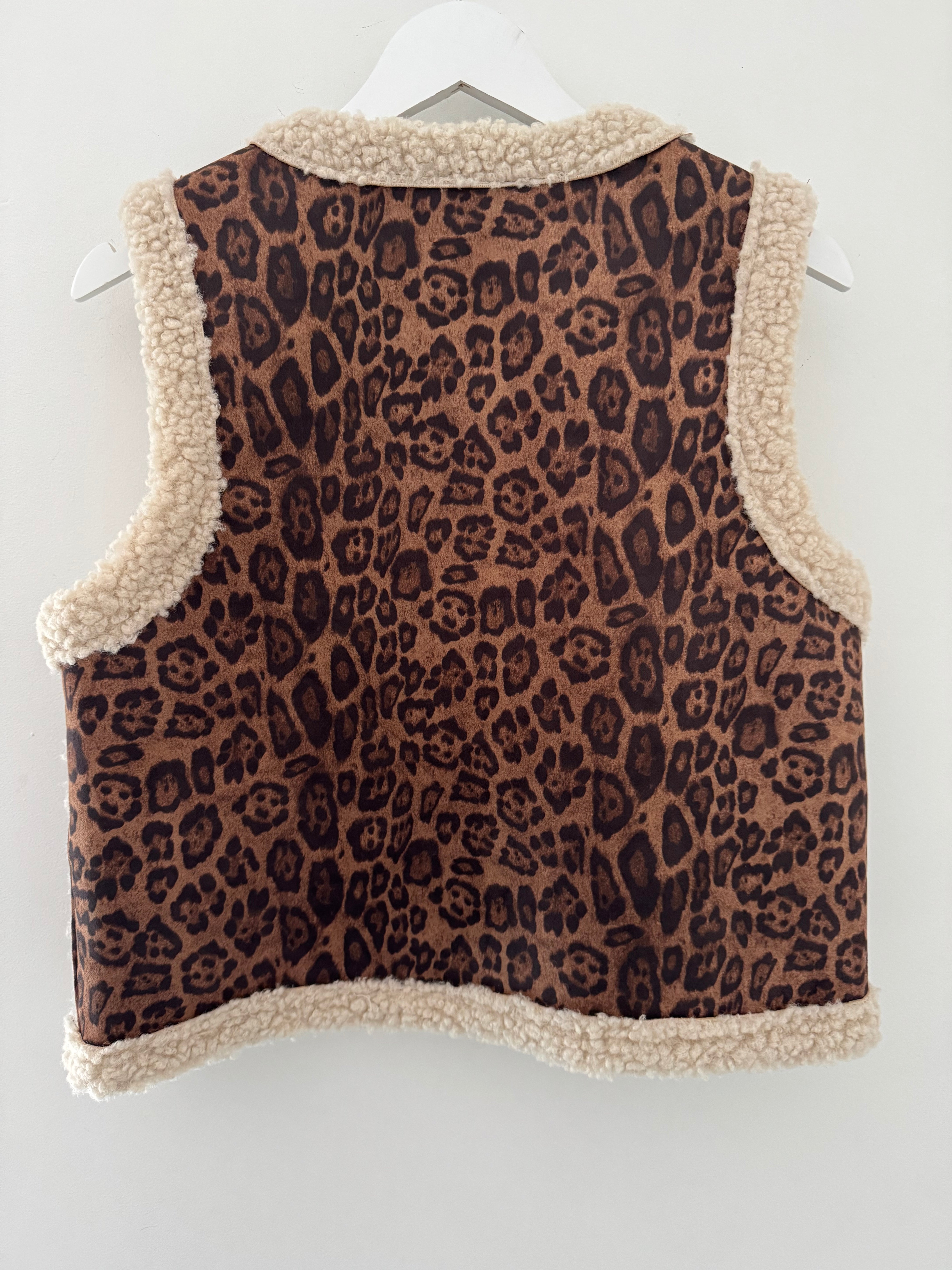 Leopard & Fur Gilet