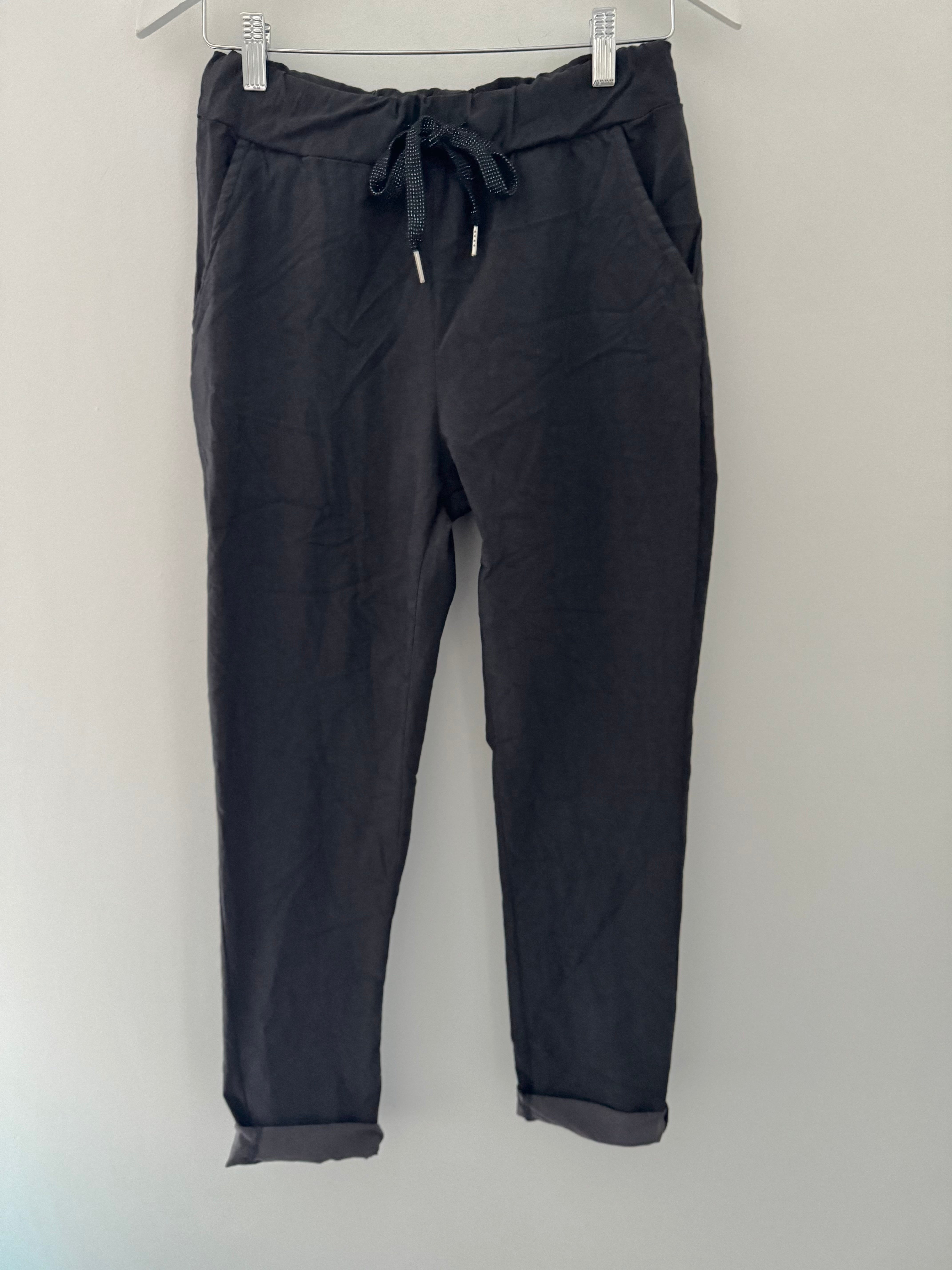 Super Stretch Joggers in Washed Black