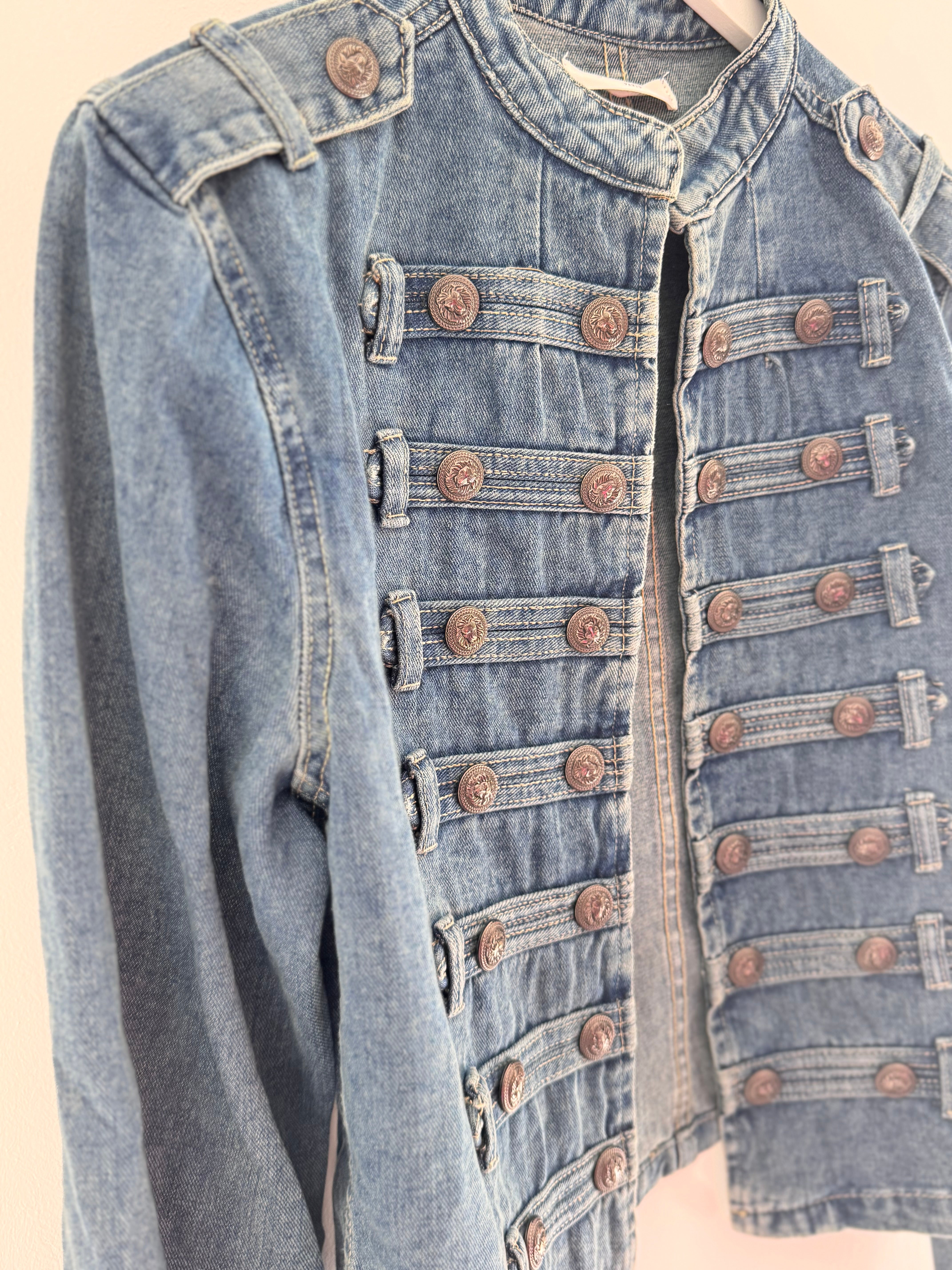 Military Jacket in Denim