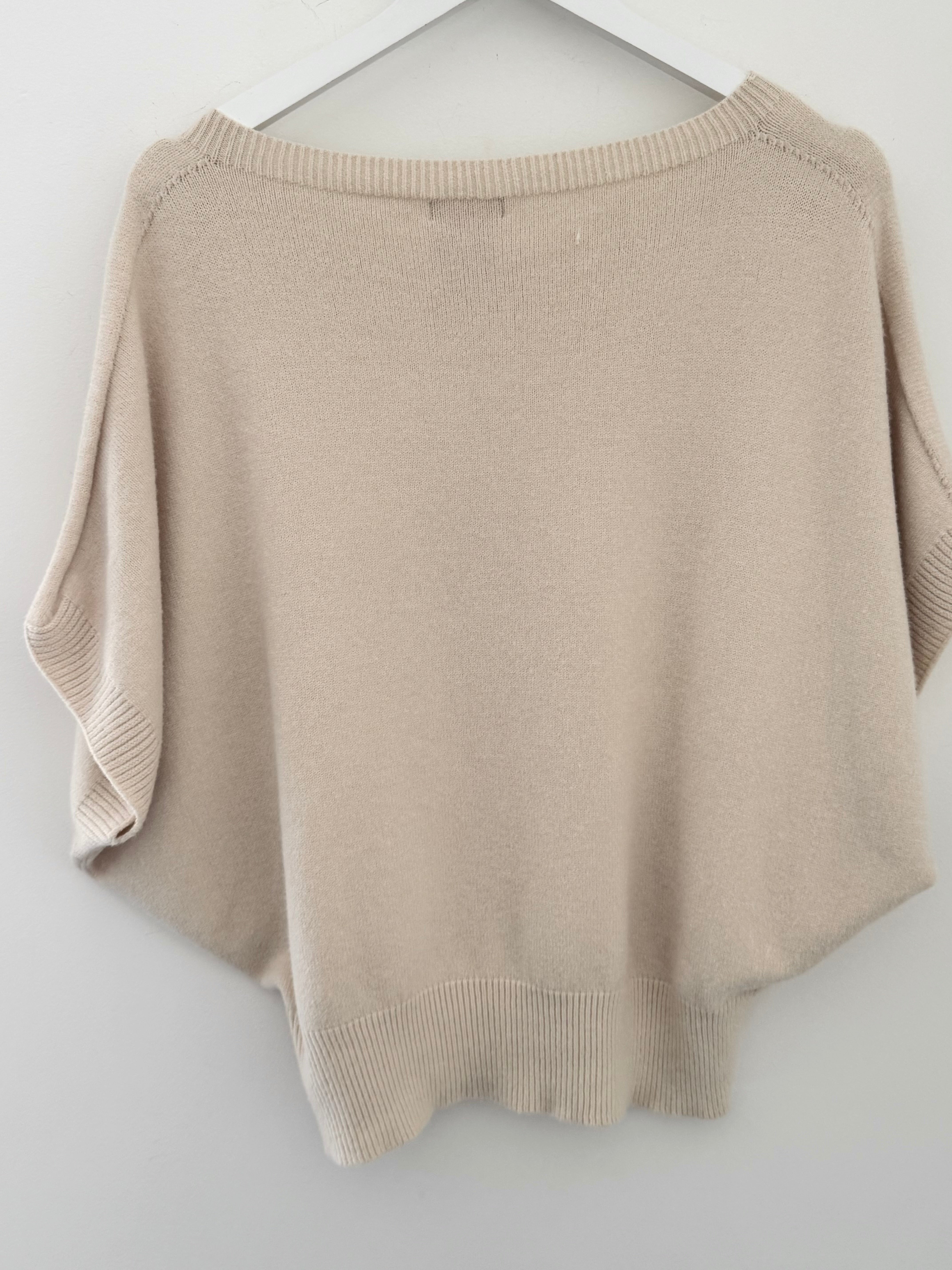 Soft Star Jumper in Light Ecru