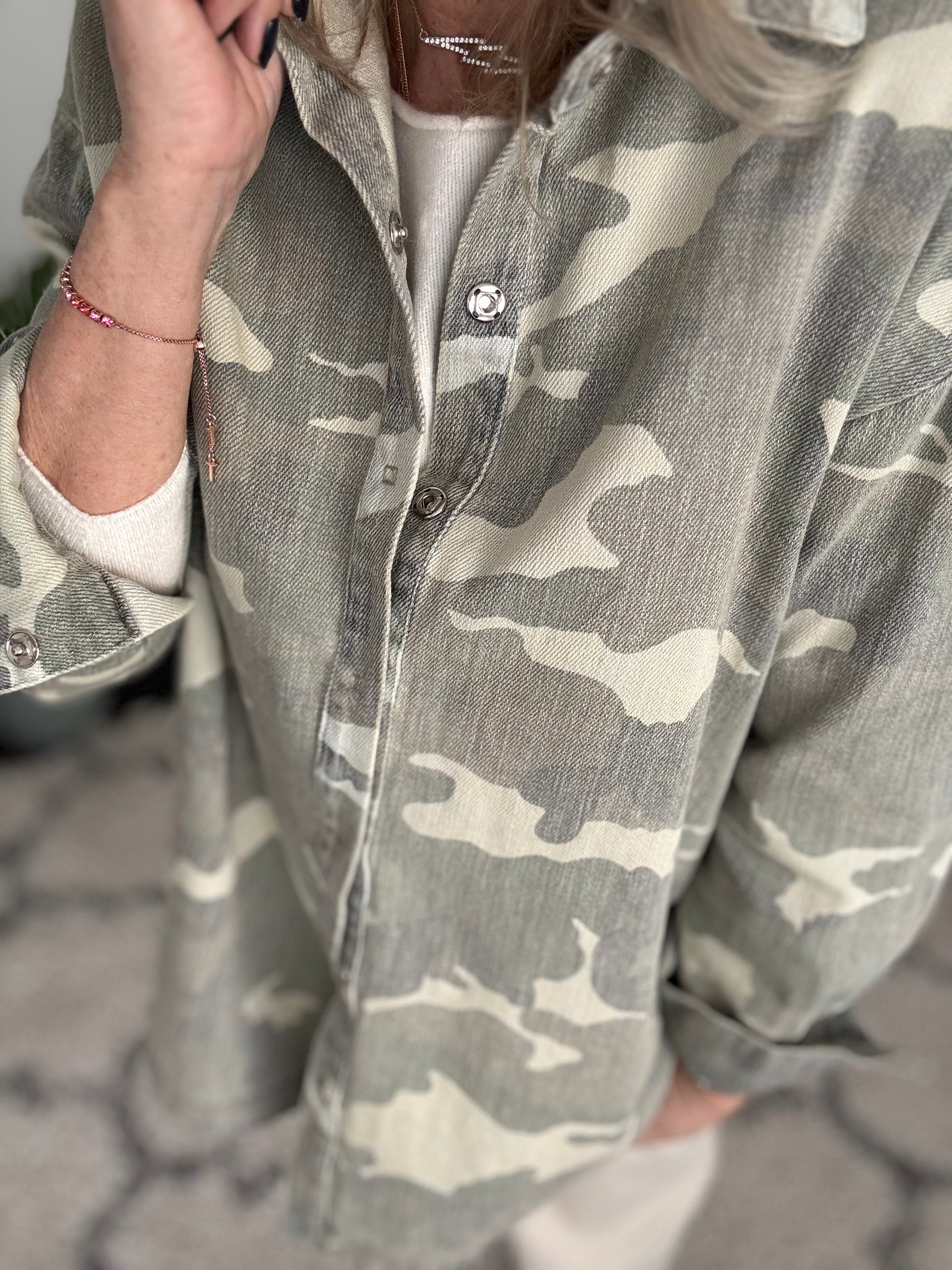 Camo Boyfriend Shacket