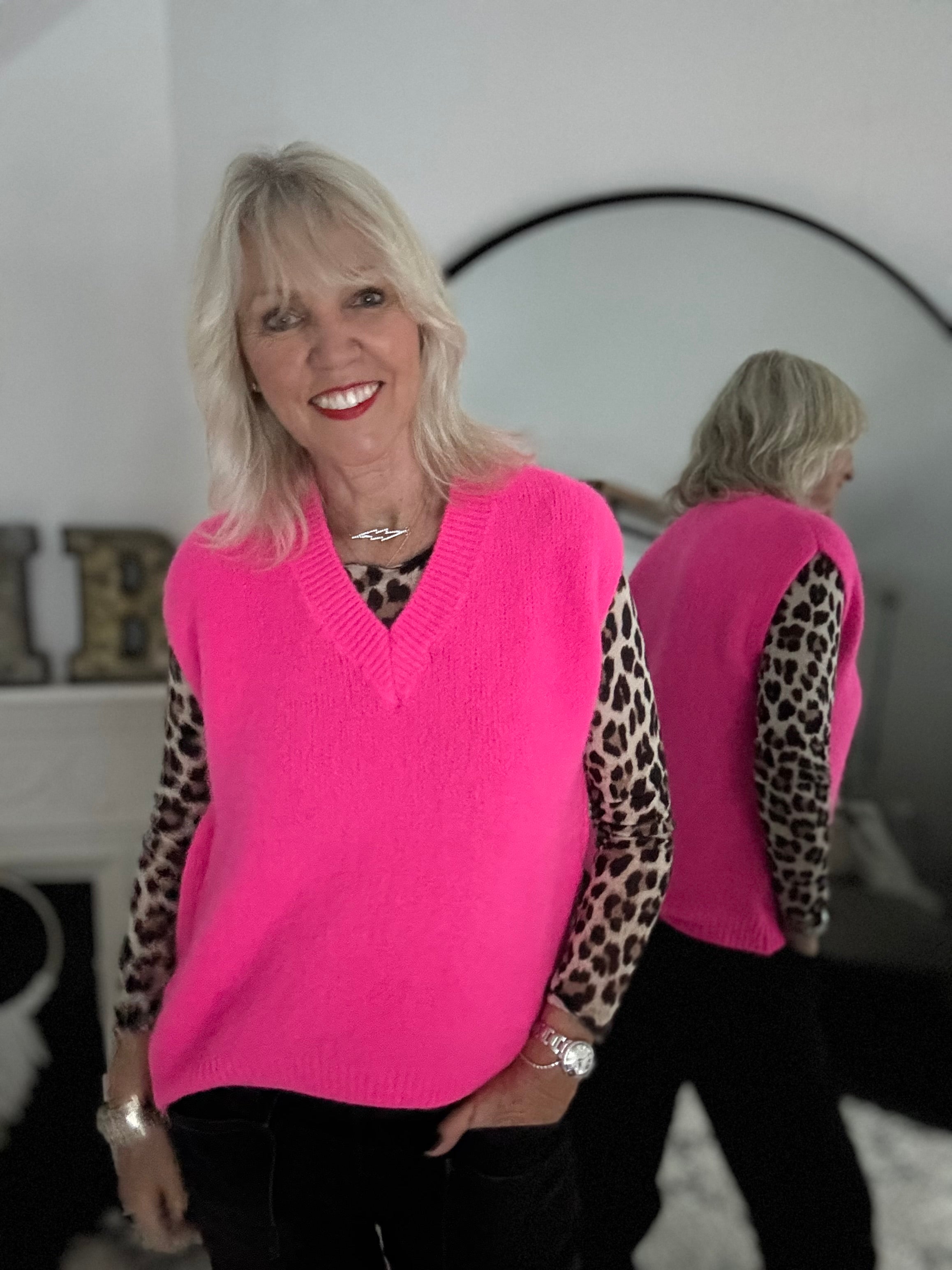 Ultrasoft Cashmere Blend Base Layer in Leopard