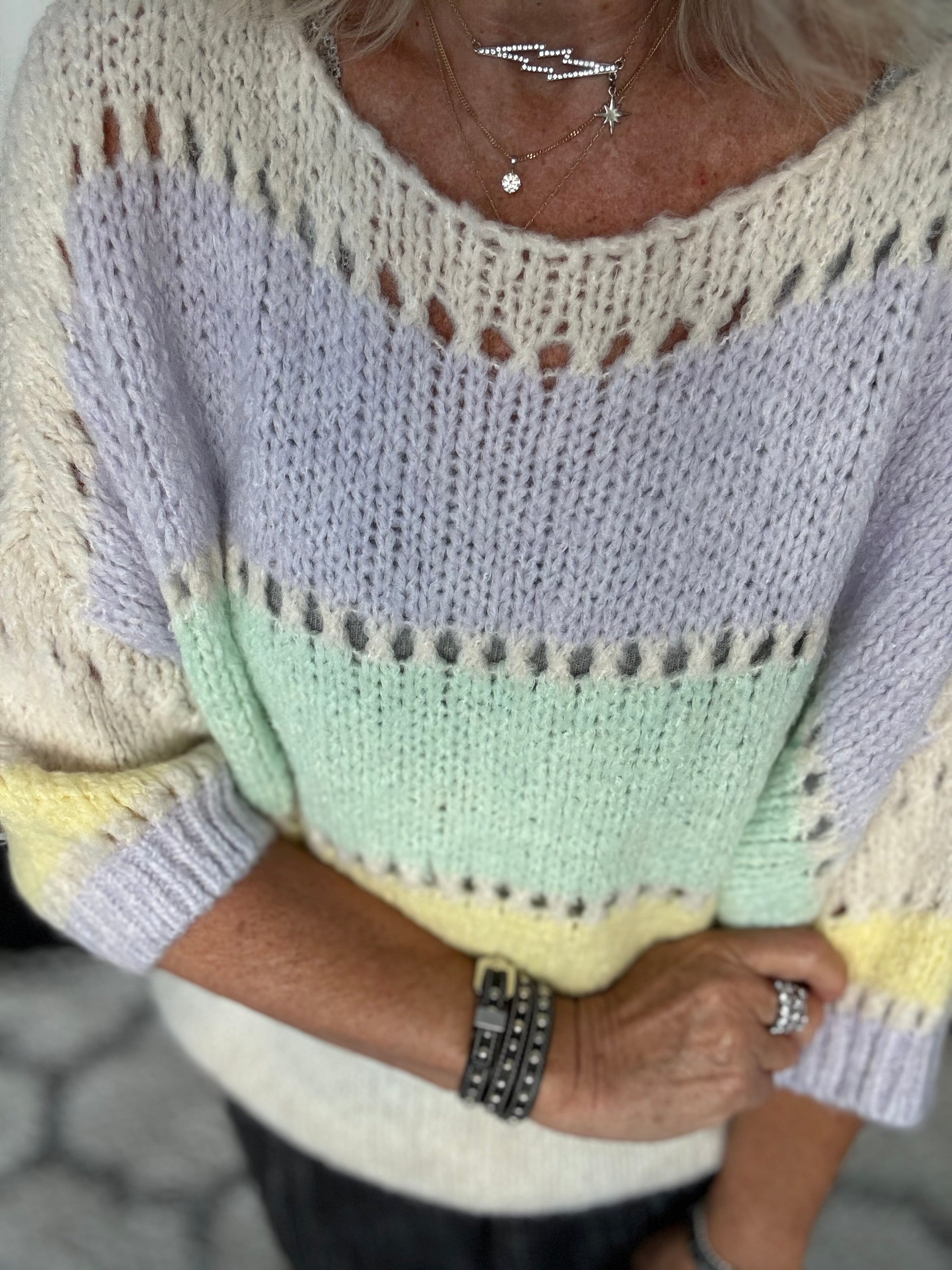 Softy Stripe Jumper in Neopolitan
