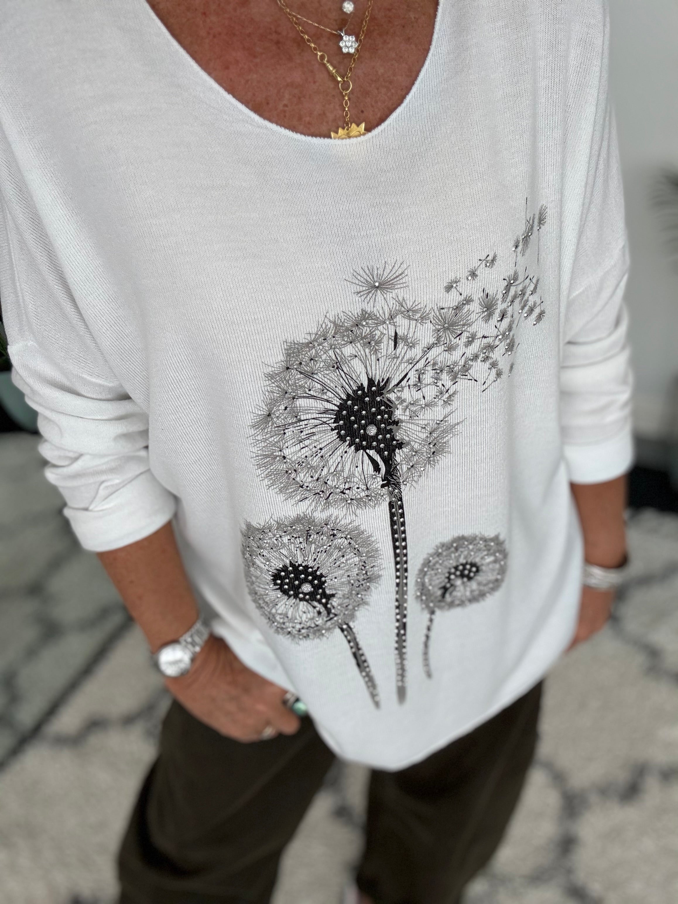 Dandelion Jumper in Ivory