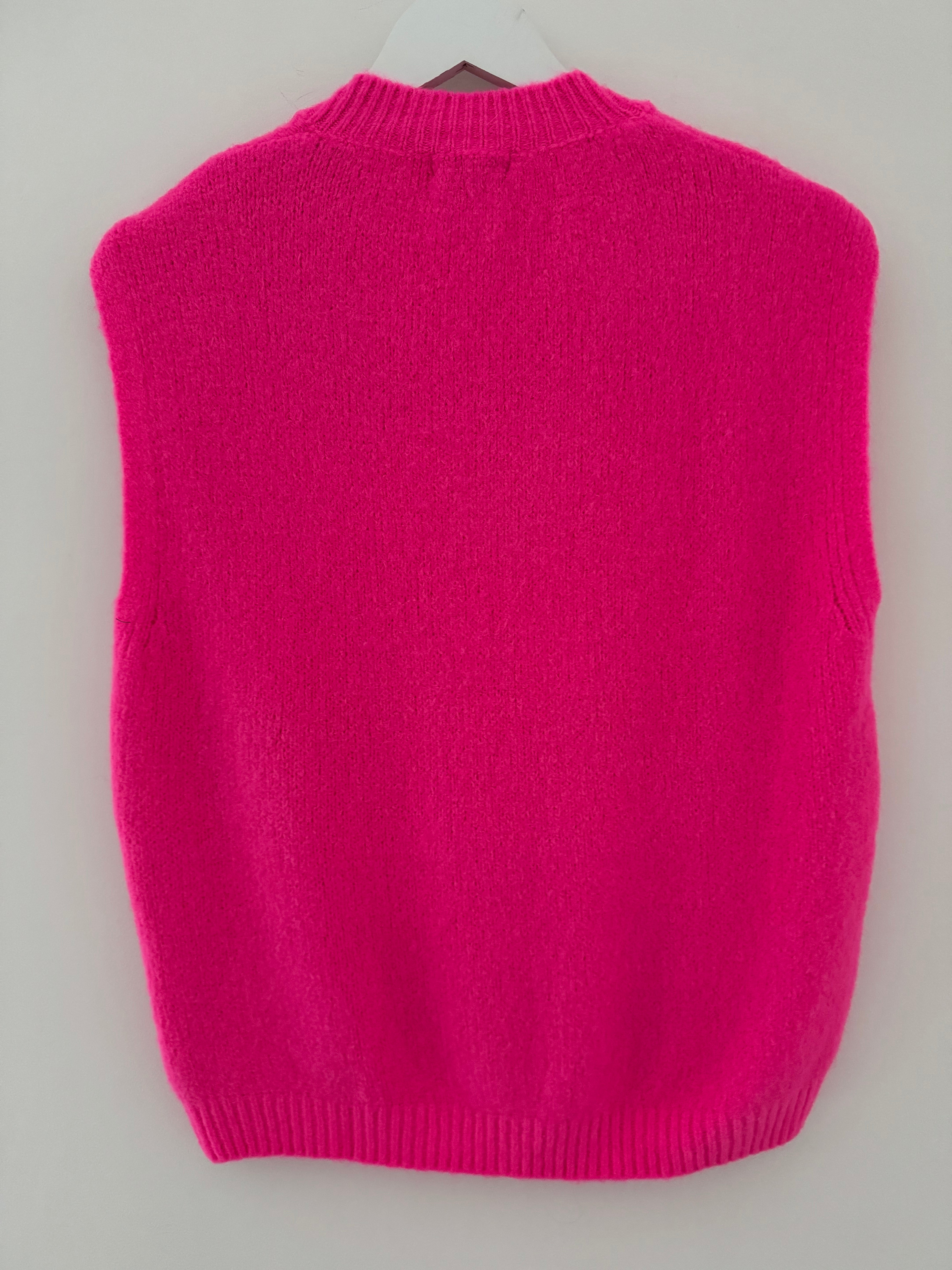 Neat Alpaca Tank in Neon Pink
