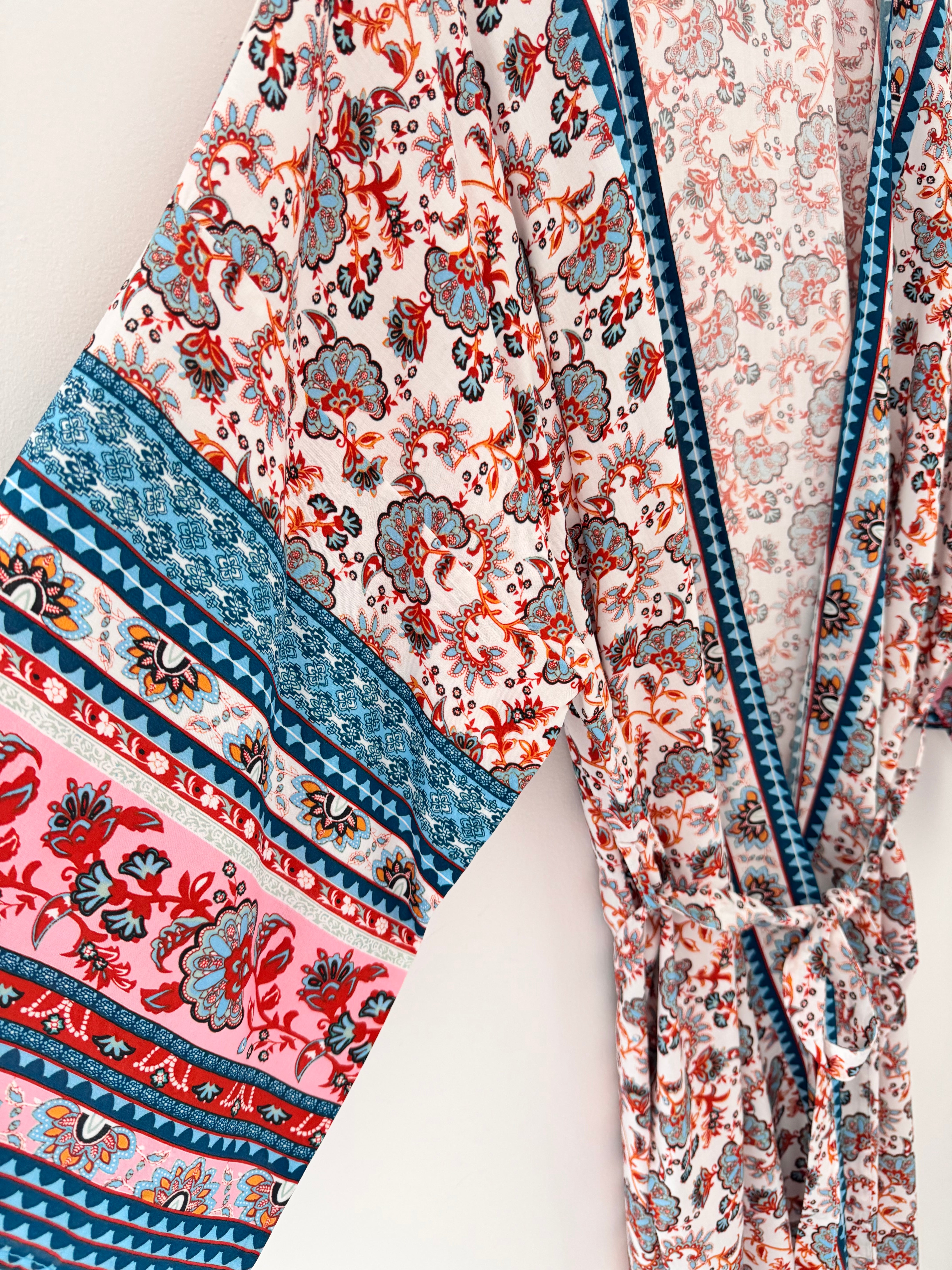 Silky Paisley Kimono