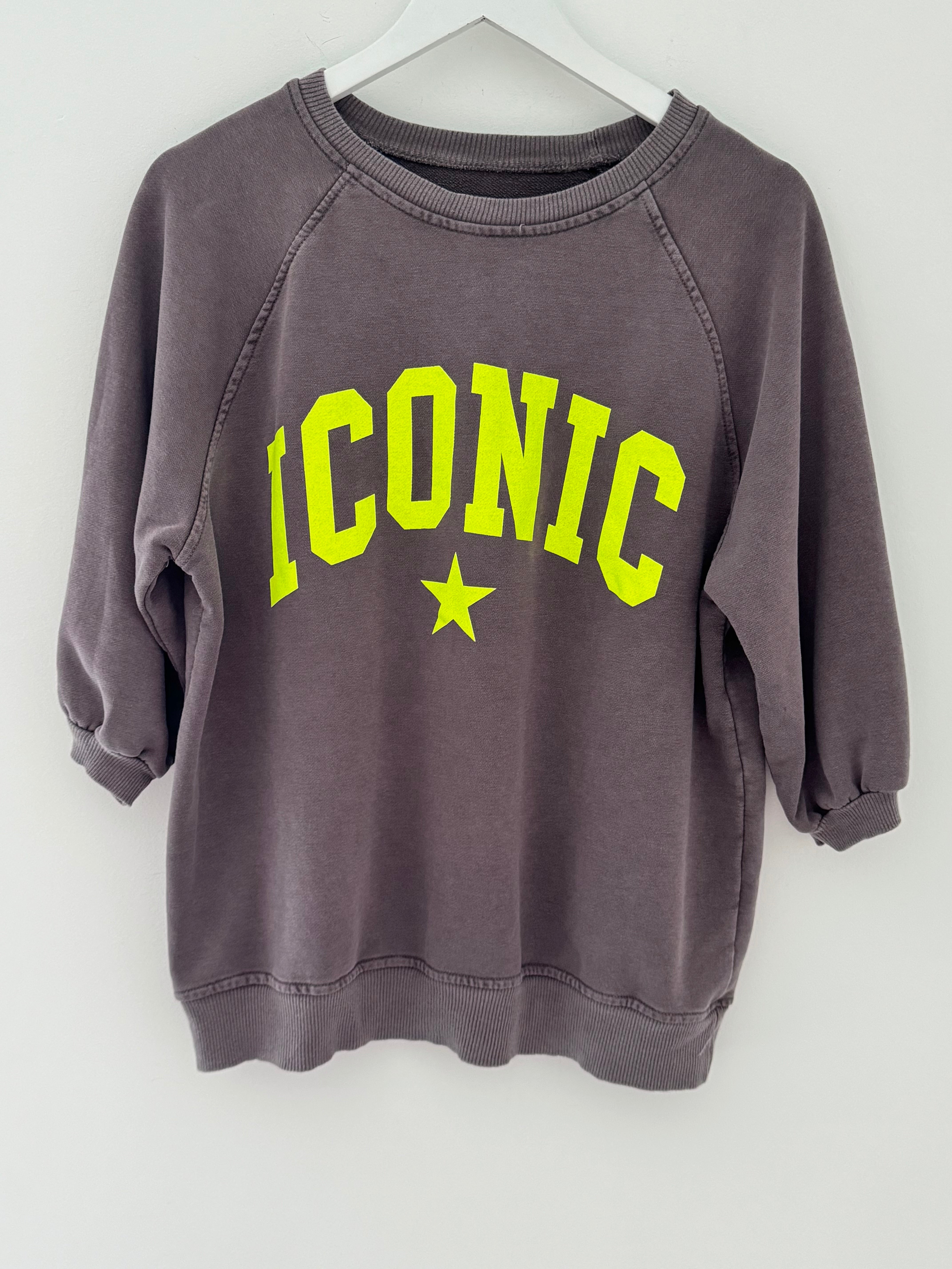 Iconic Sweatshirt with Yellow Neon