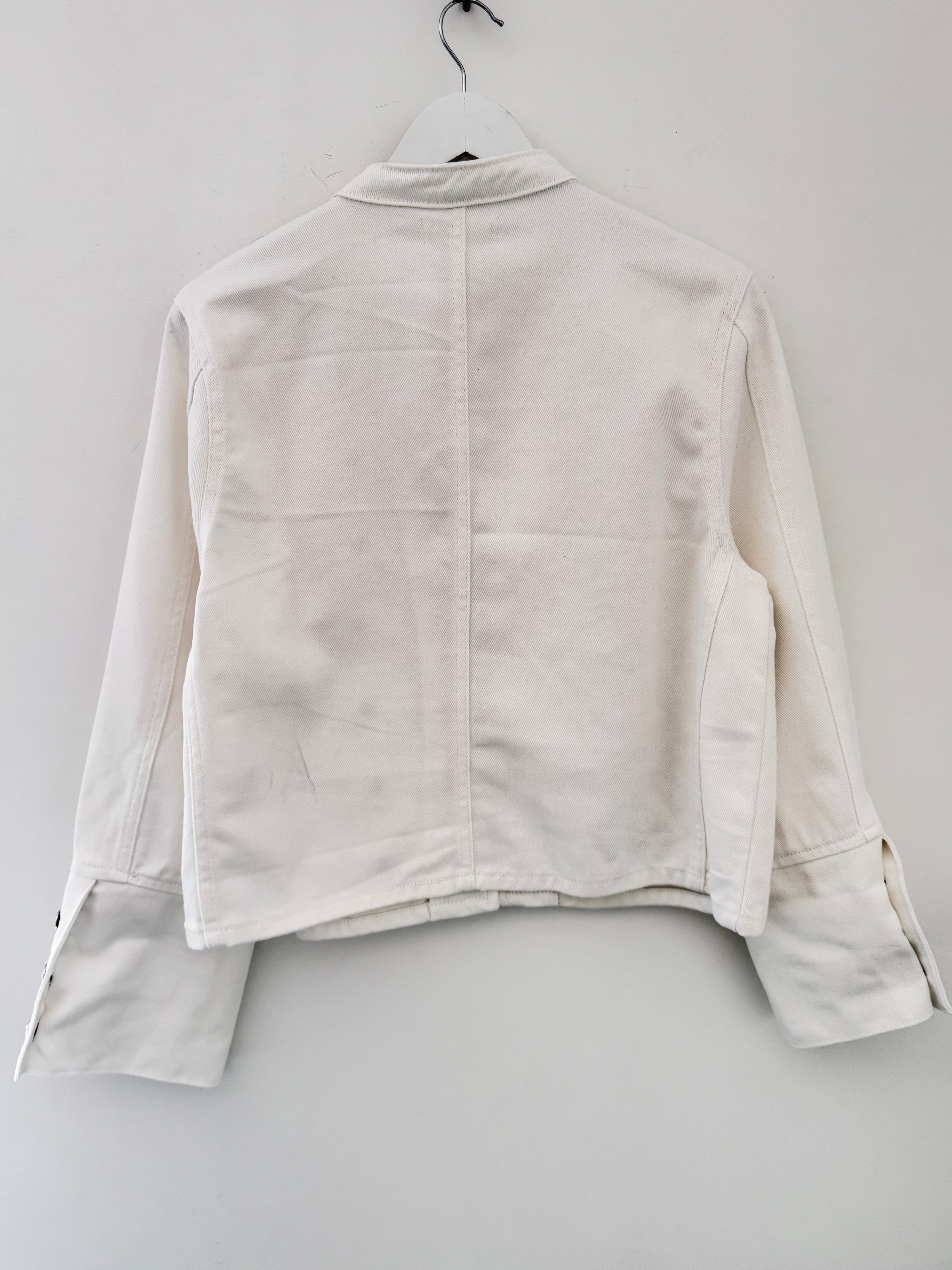 Military Jacket in Ivory