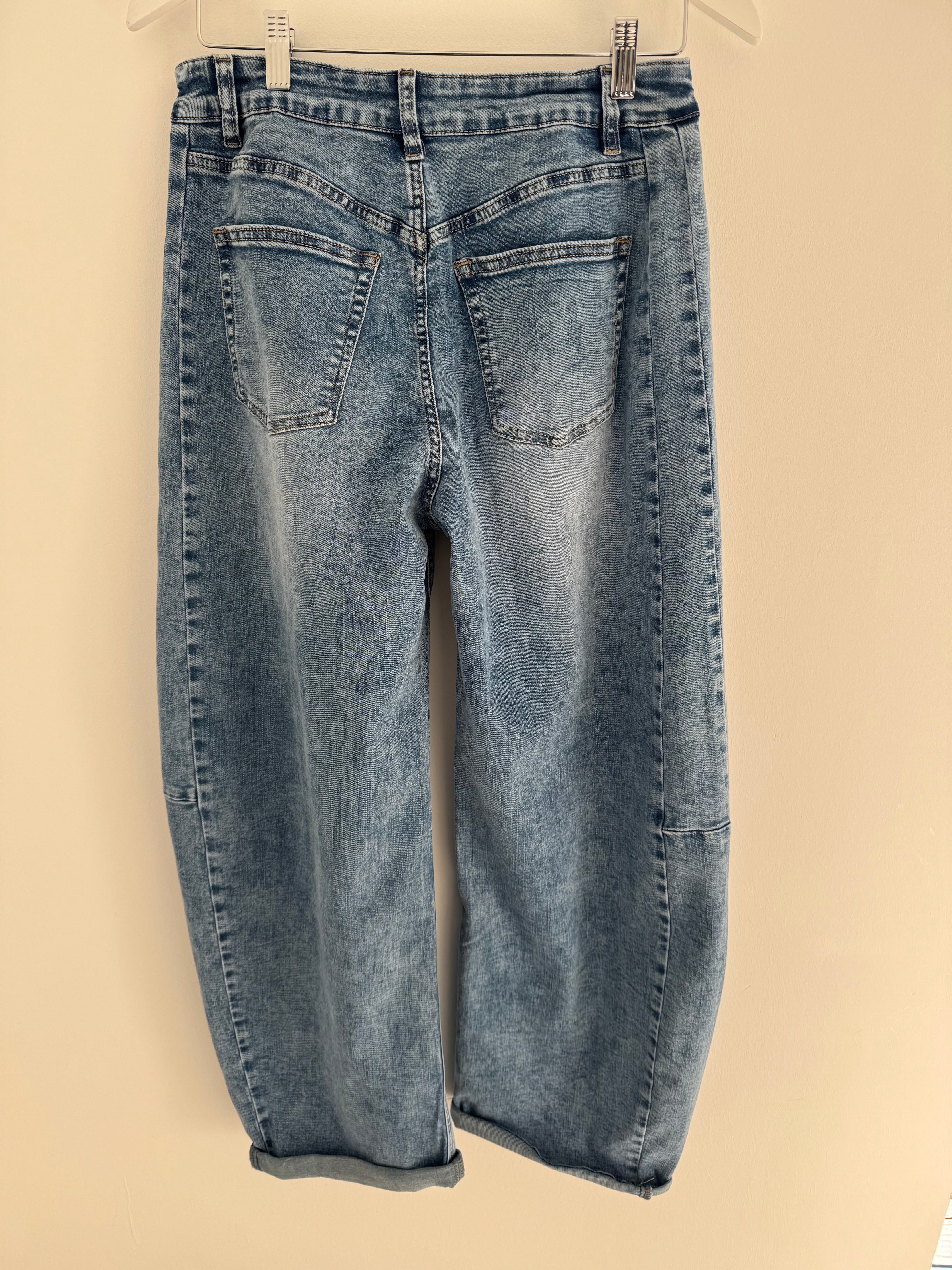 Premium Barrel Stretchy Jeans