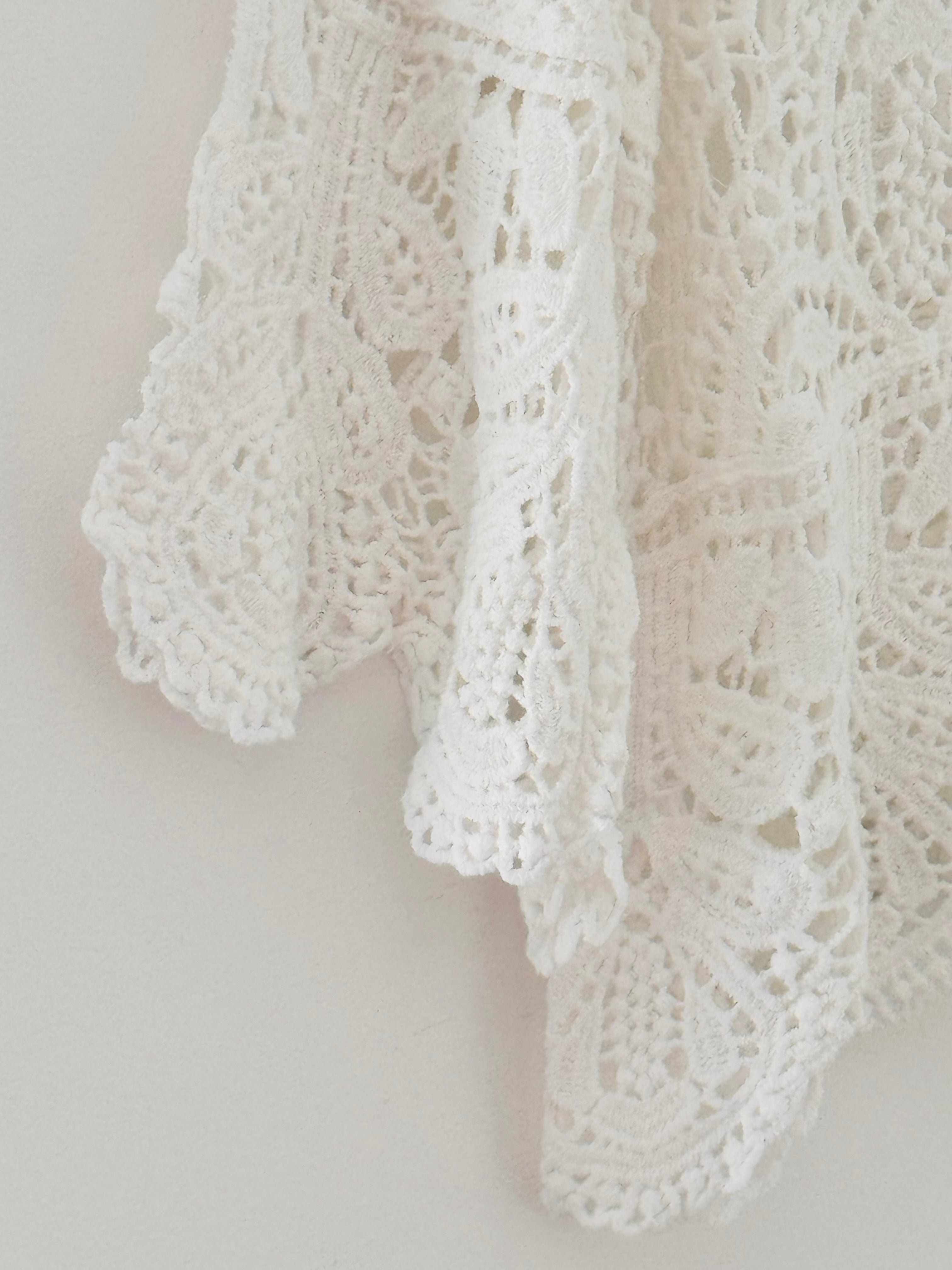 Crochet Top in Ivory