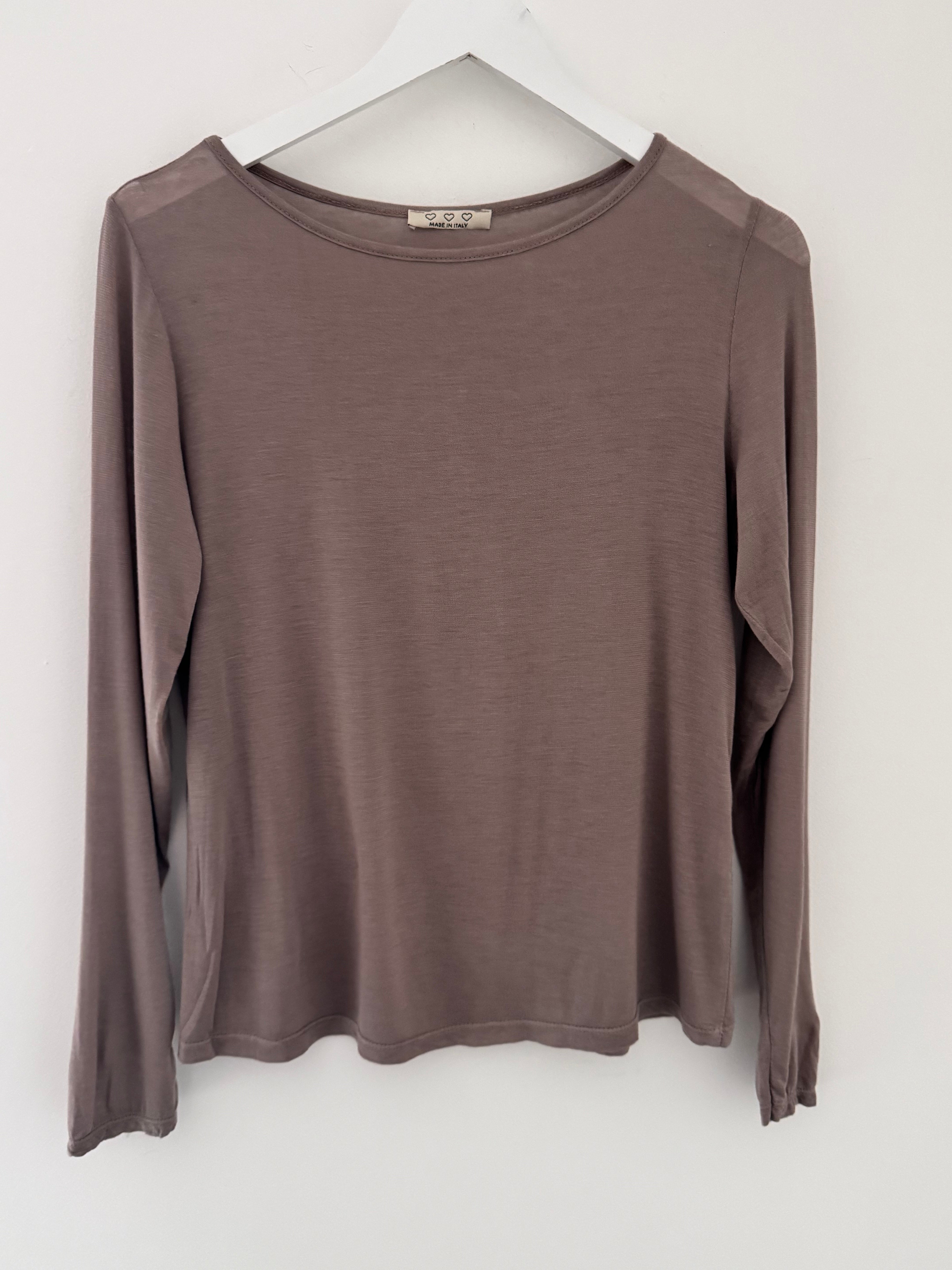 Ultrasoft Cashmere Blend Base Layer in Mocha
