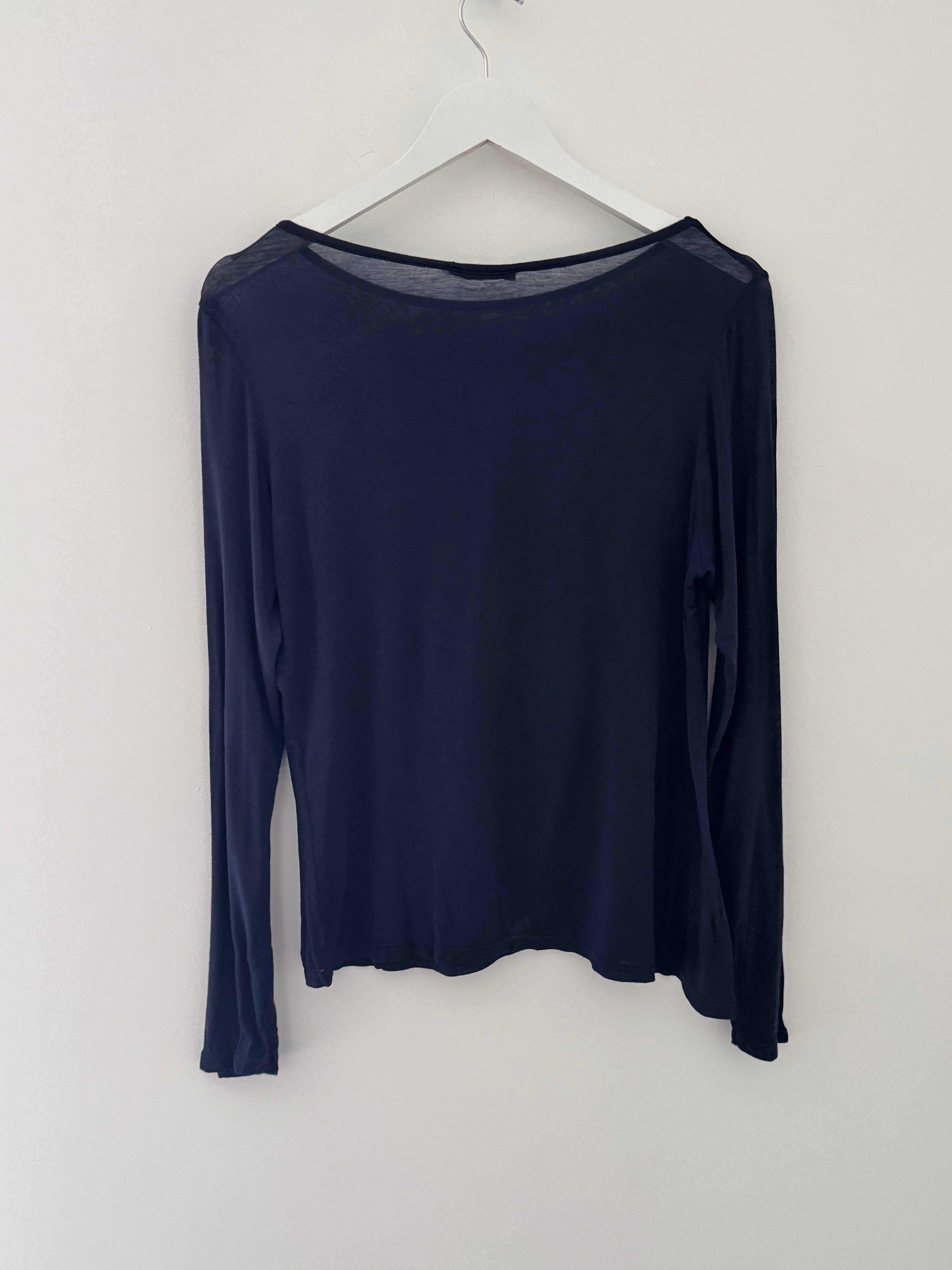 Ultrasoft Cashmere Blend Base Layer in Navy