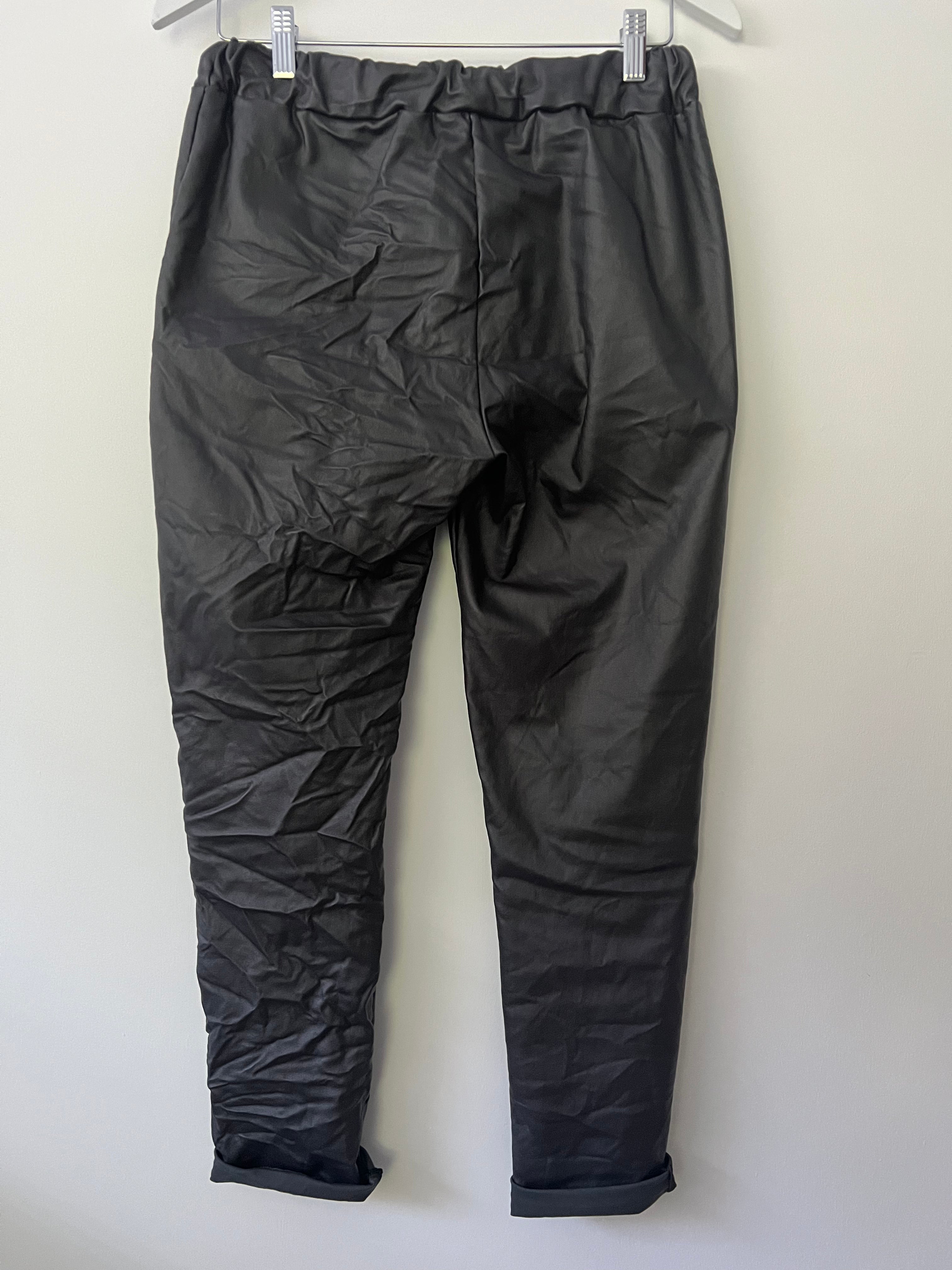 Super Stretch Joggers in Waxed Grey