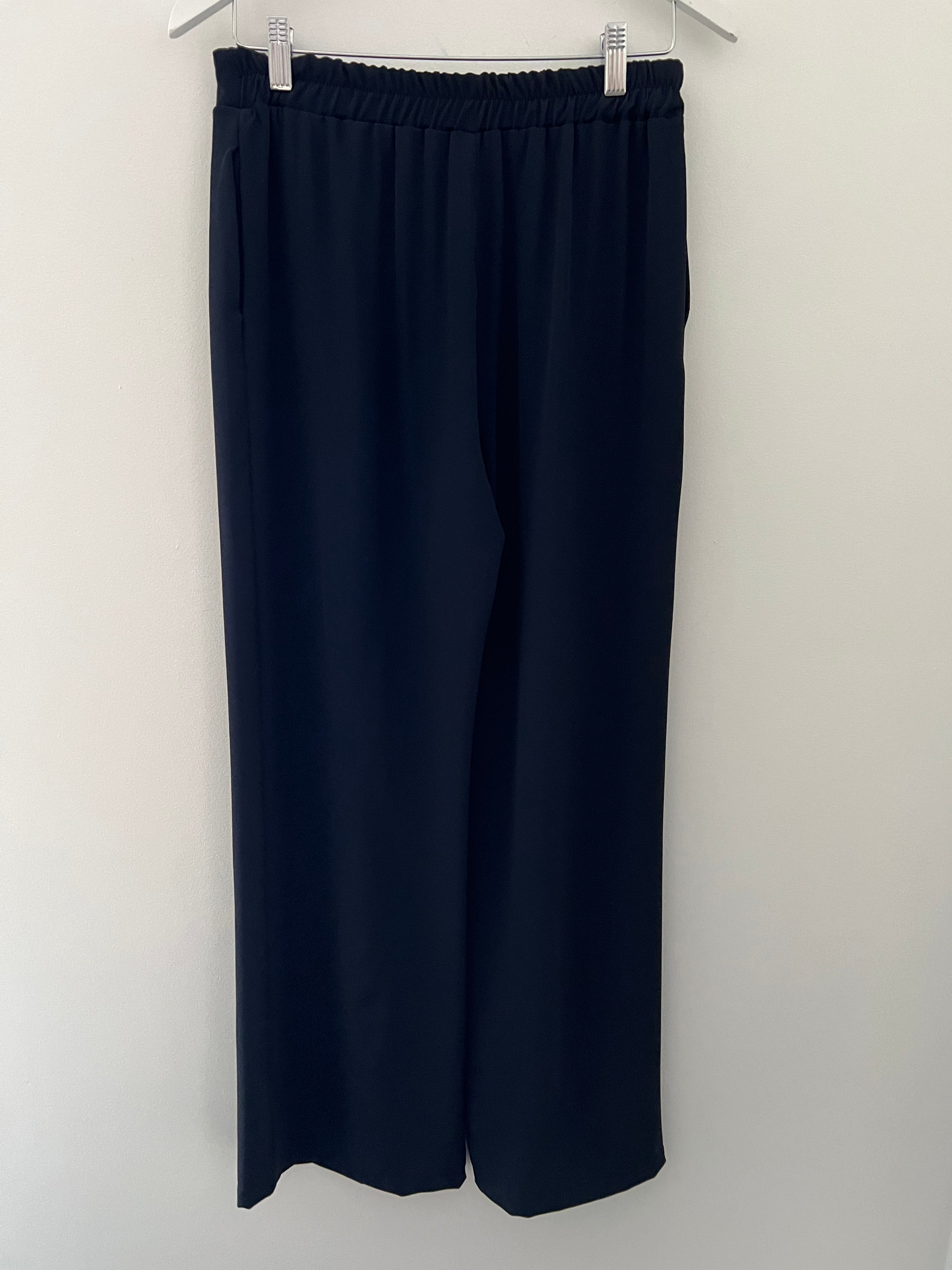Luxe Crepe Trousers in Navy