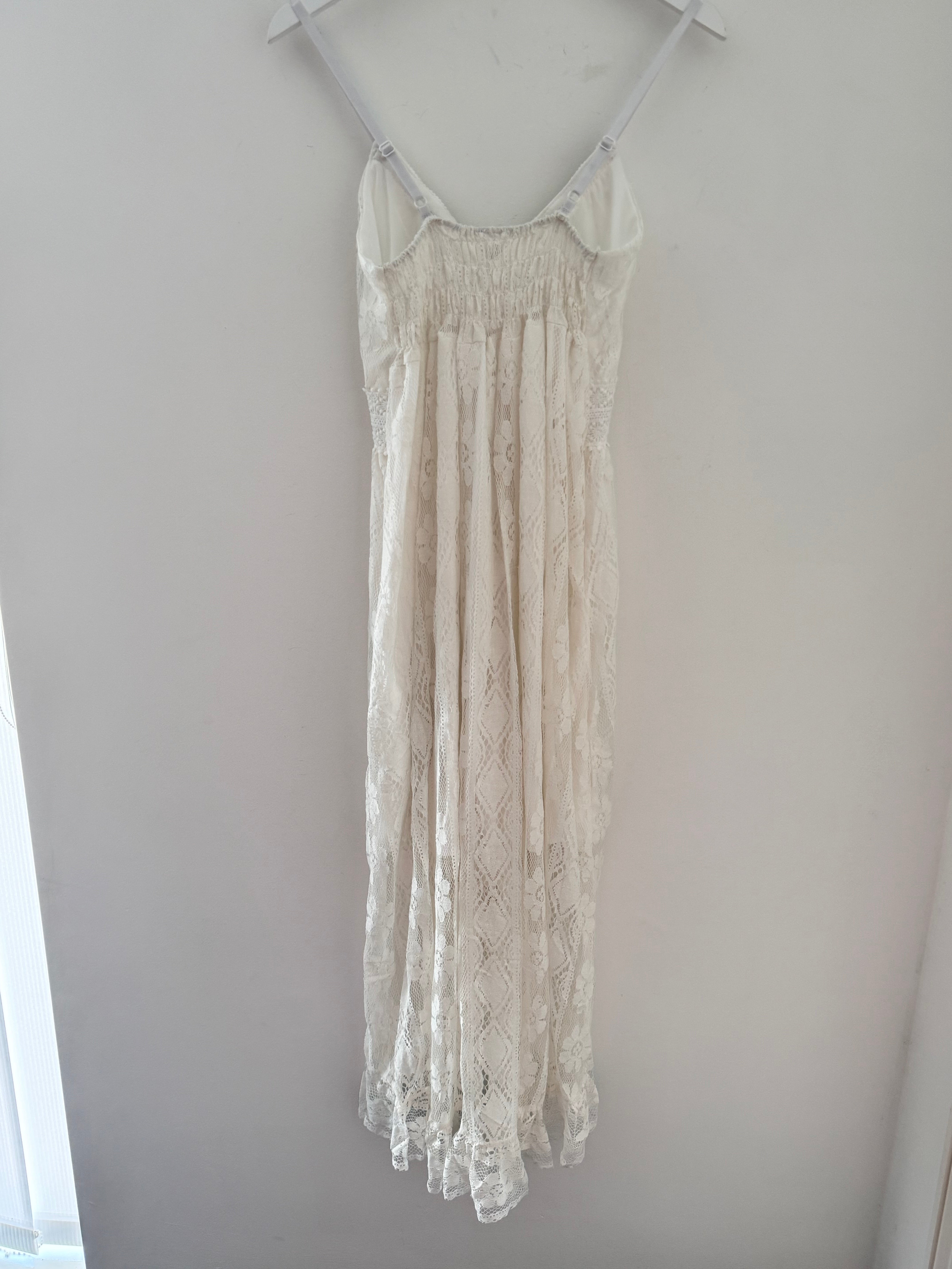 Summer Tassel Dress in Ivory