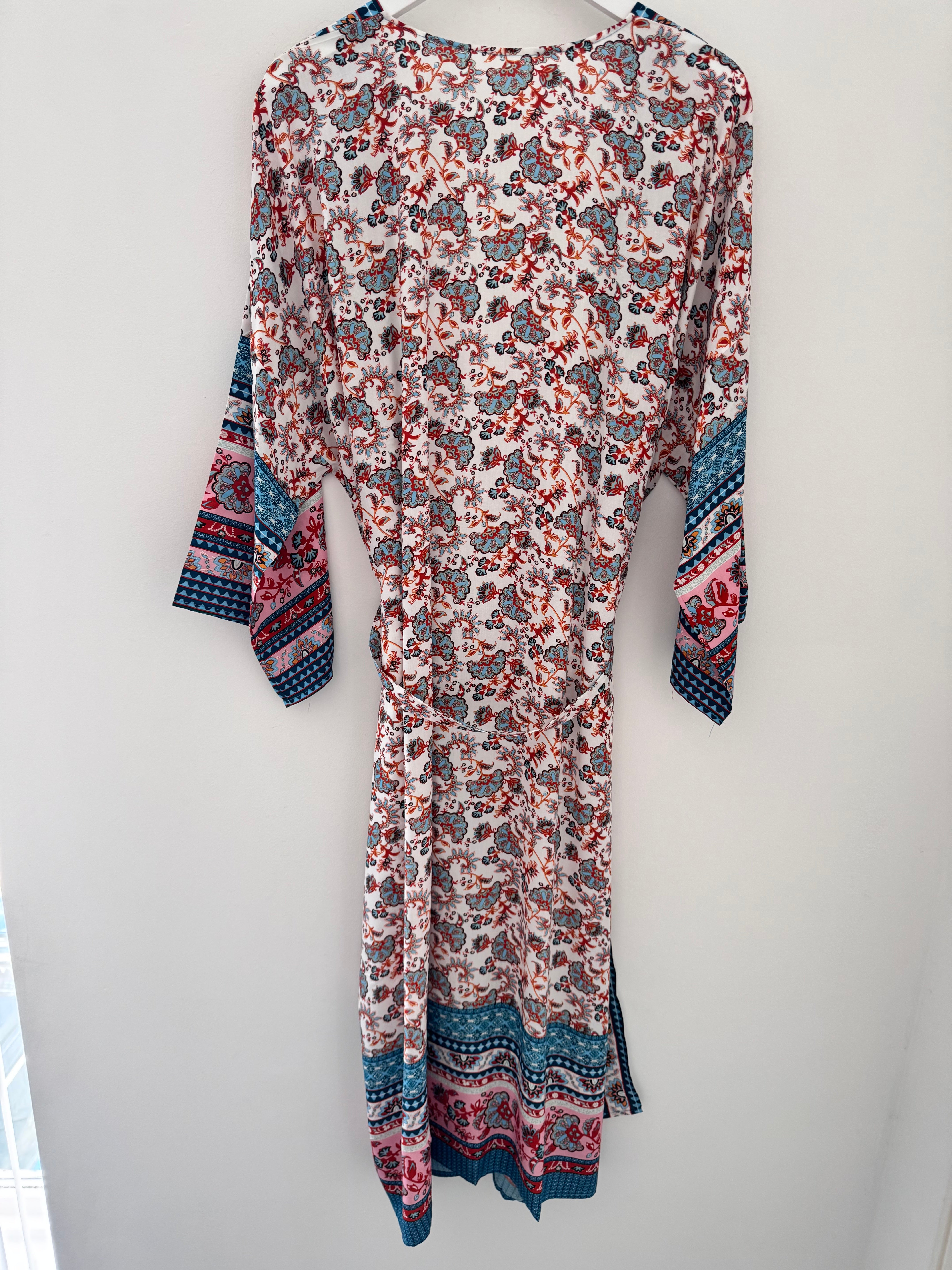 Silky Paisley Kimono