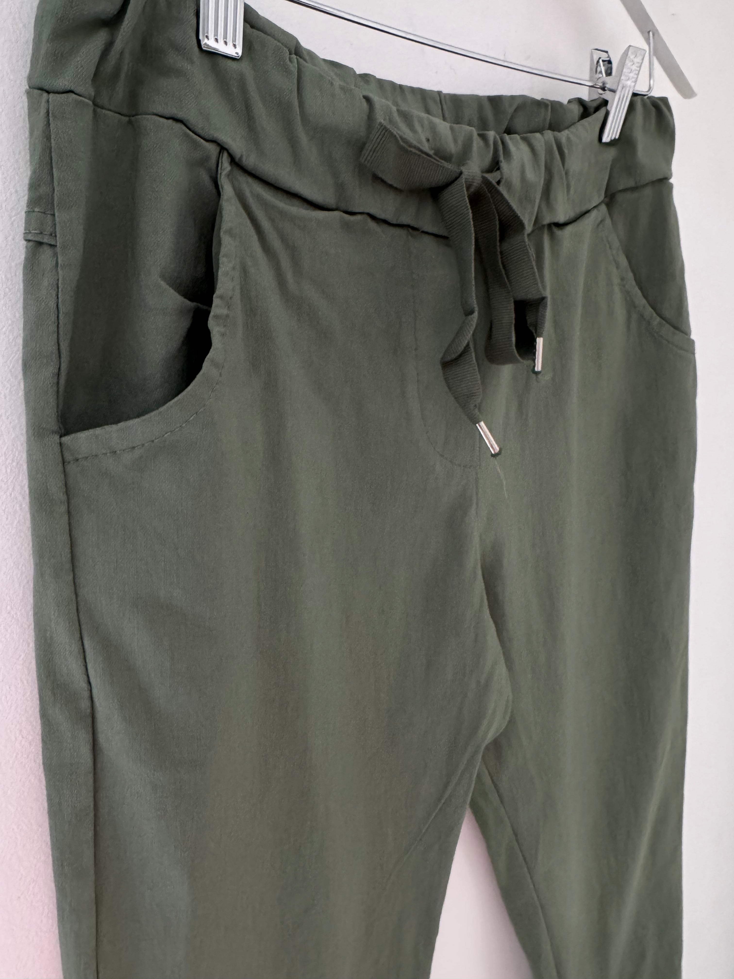 Slimfit Stretch Joggers in Khaki