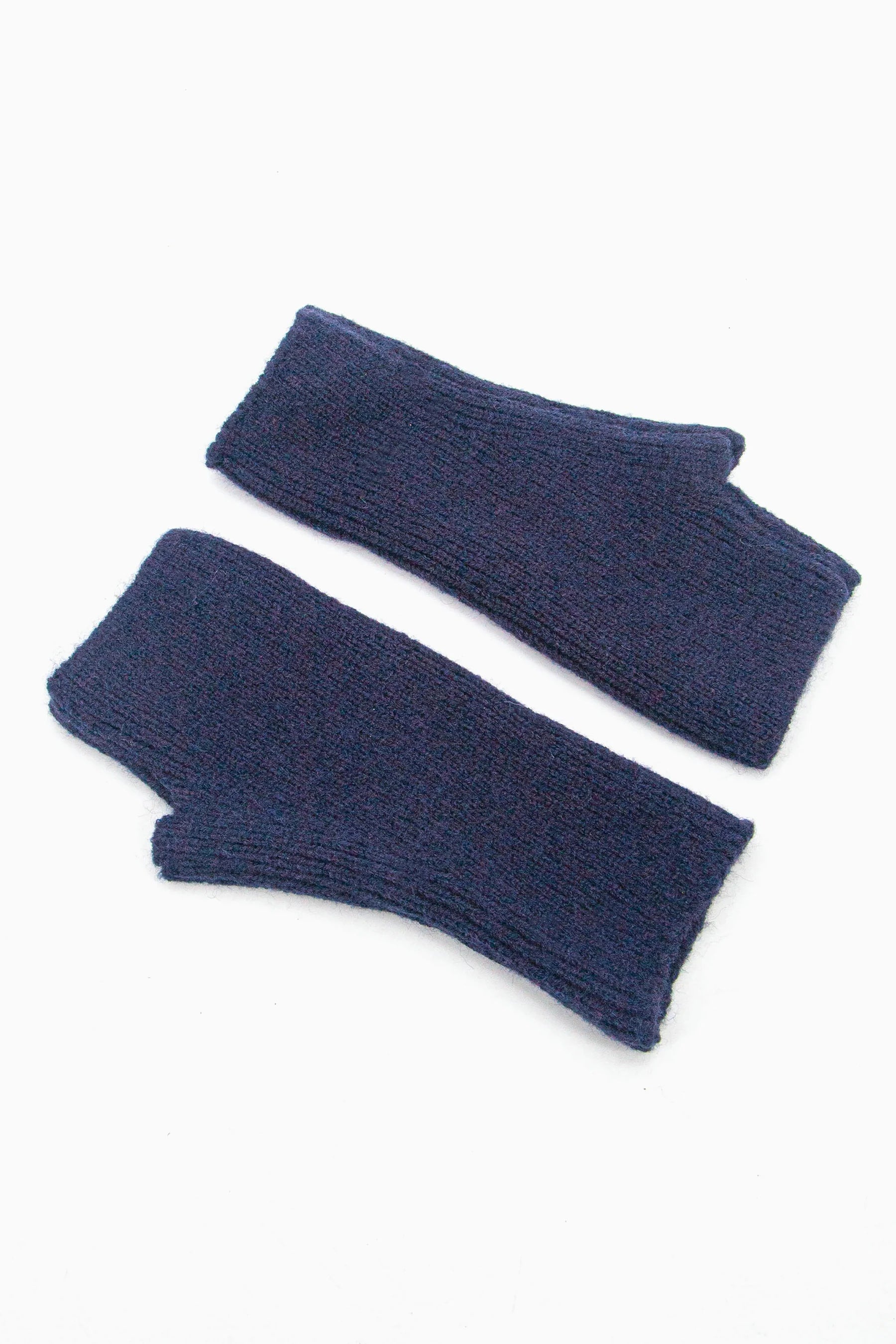 Soft Wristwarmer Gloves in Navy