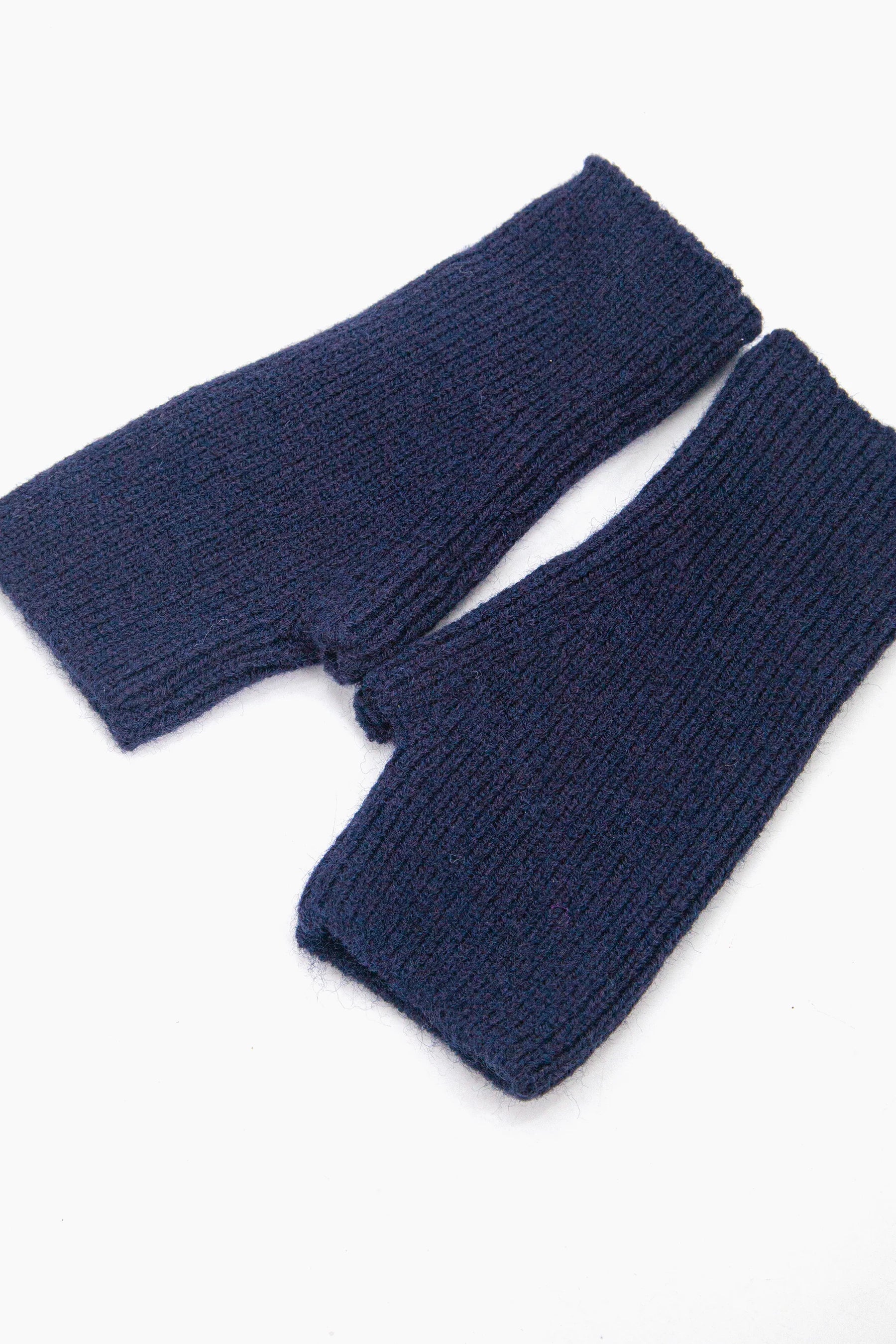 Soft Wristwarmer Gloves in Navy