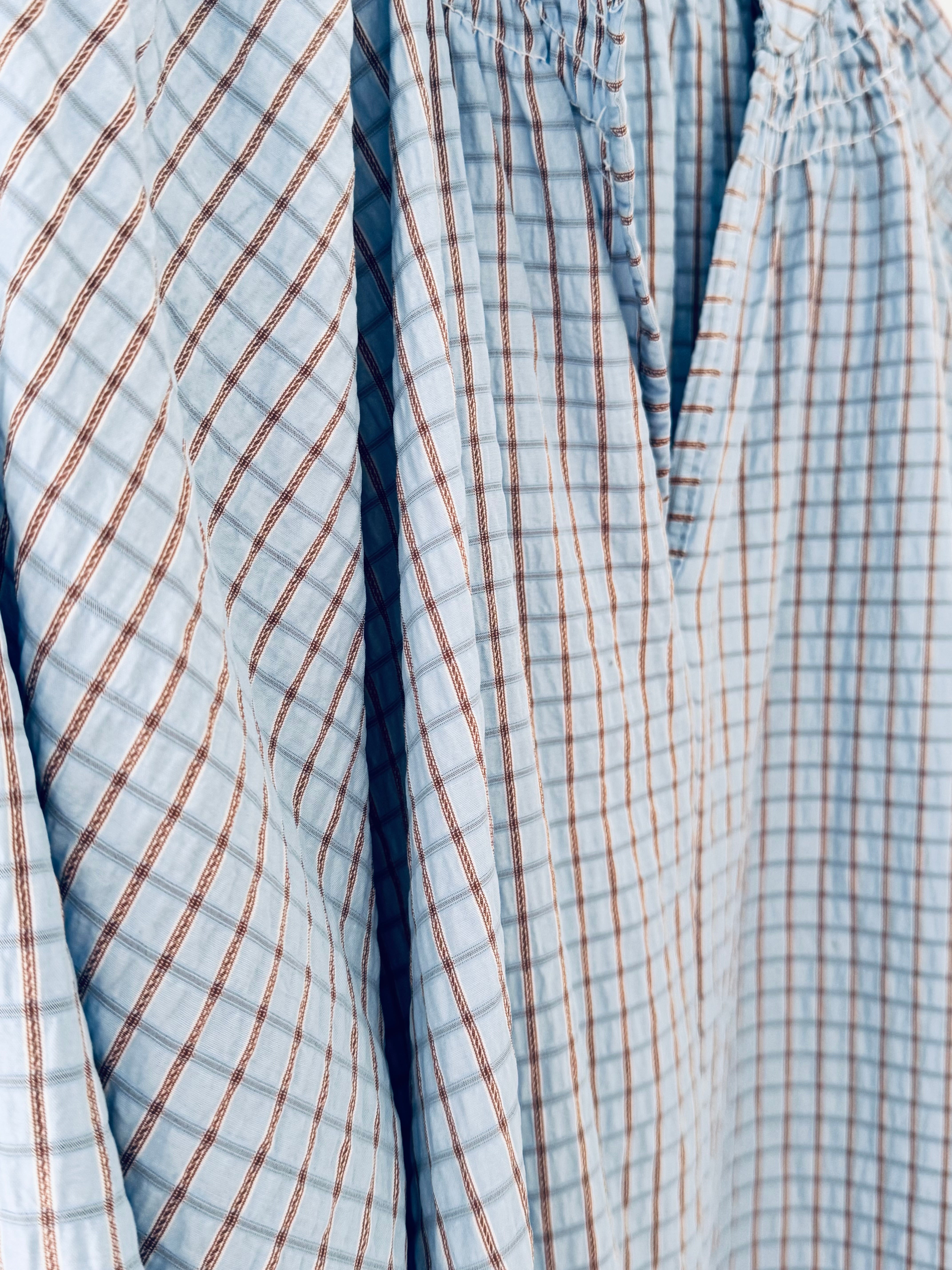 Checked Blouse in Blue