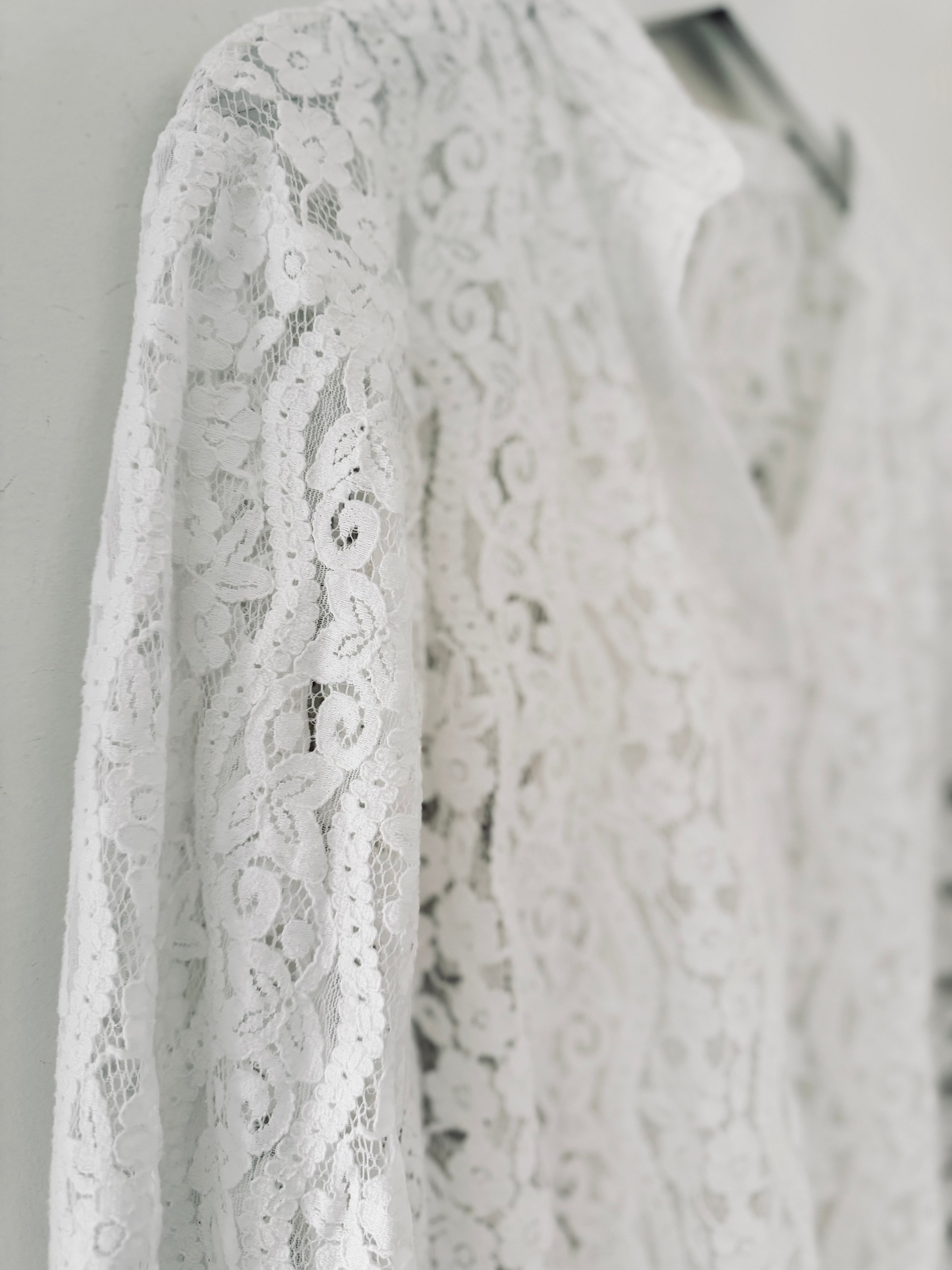 Lace Blouse in White