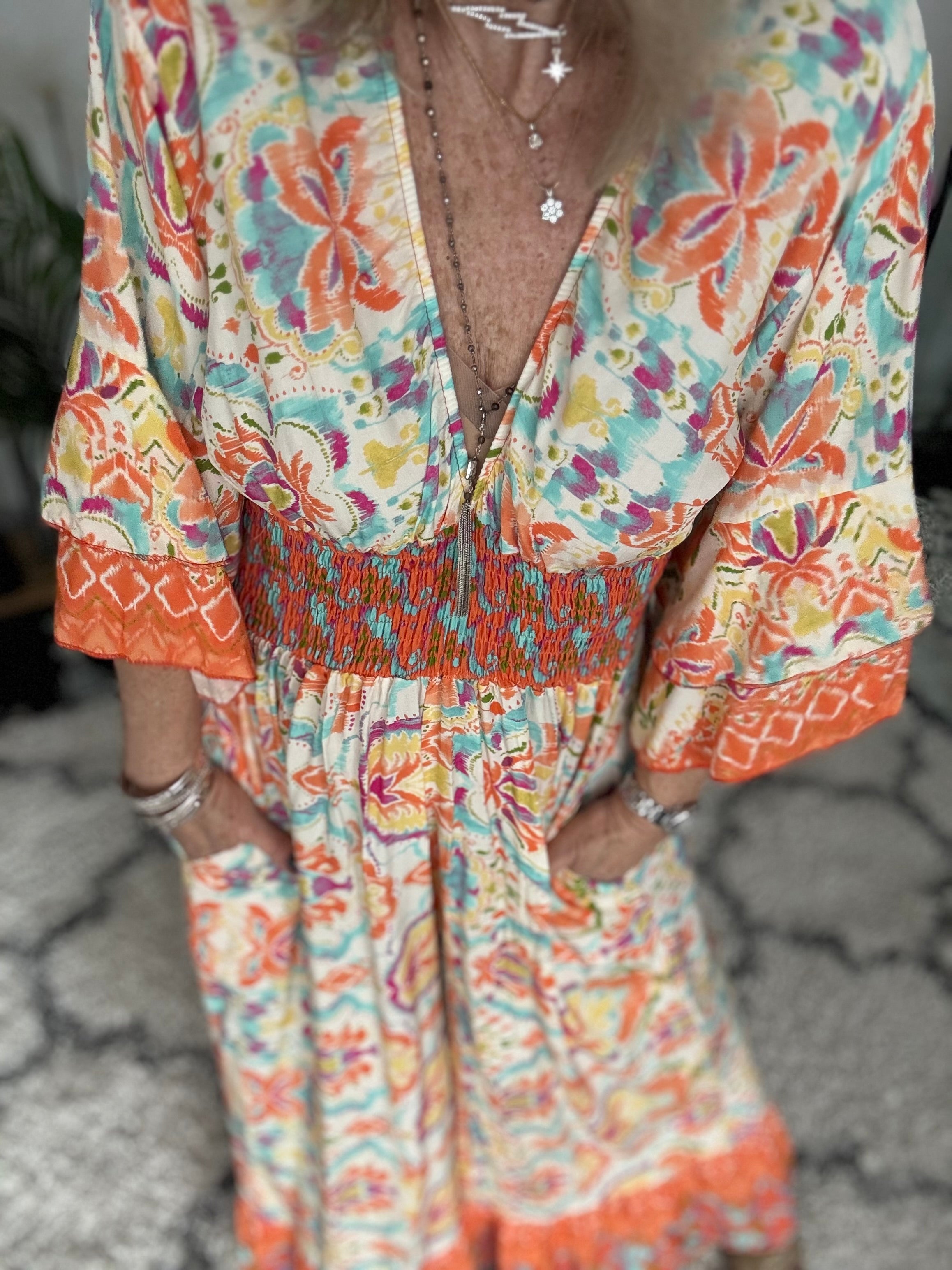 Vibrant Jumpsuit in Orange